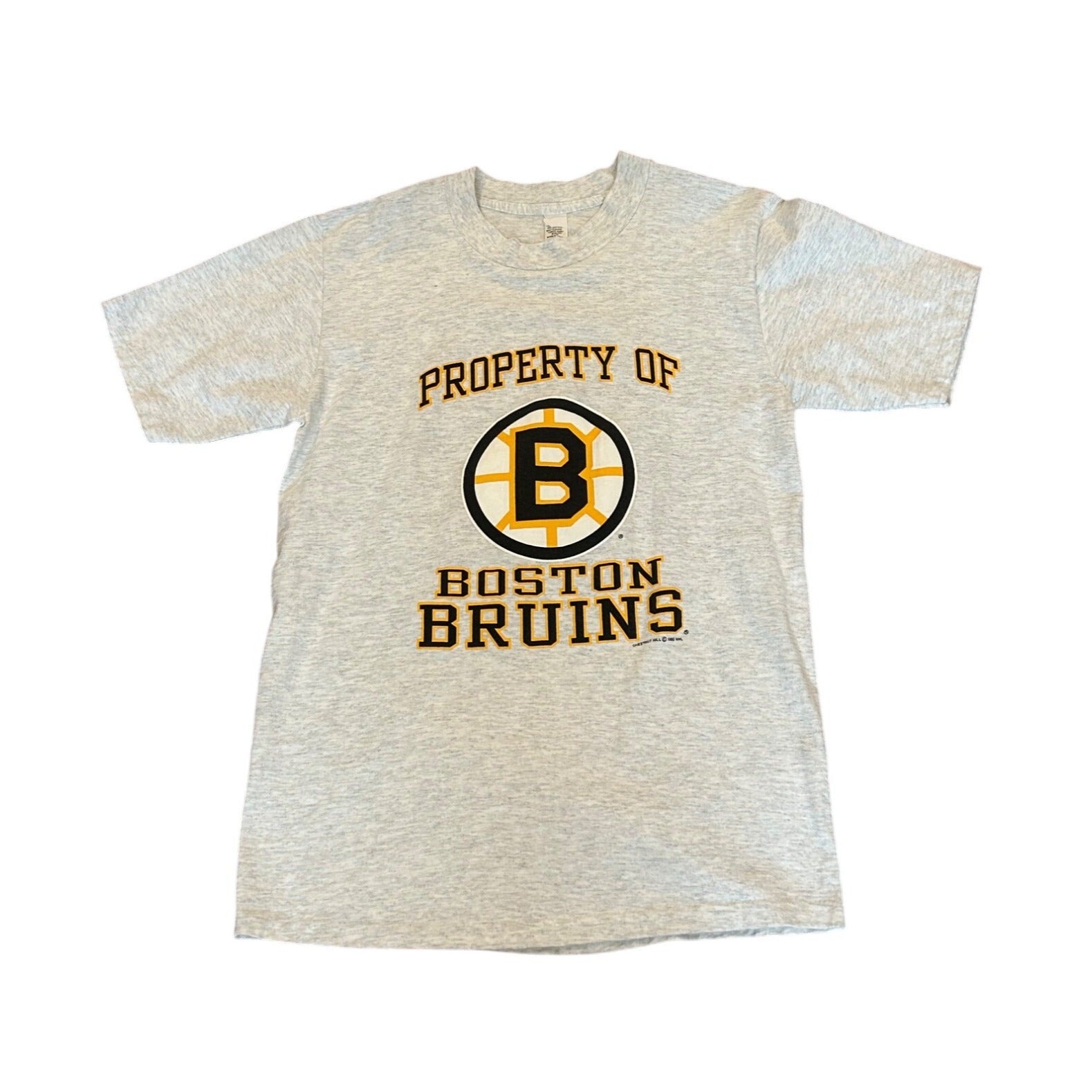 Vintage 1993 Property of Boston Bruins Ray Bourque #77 Single Stitch T-Shirt L