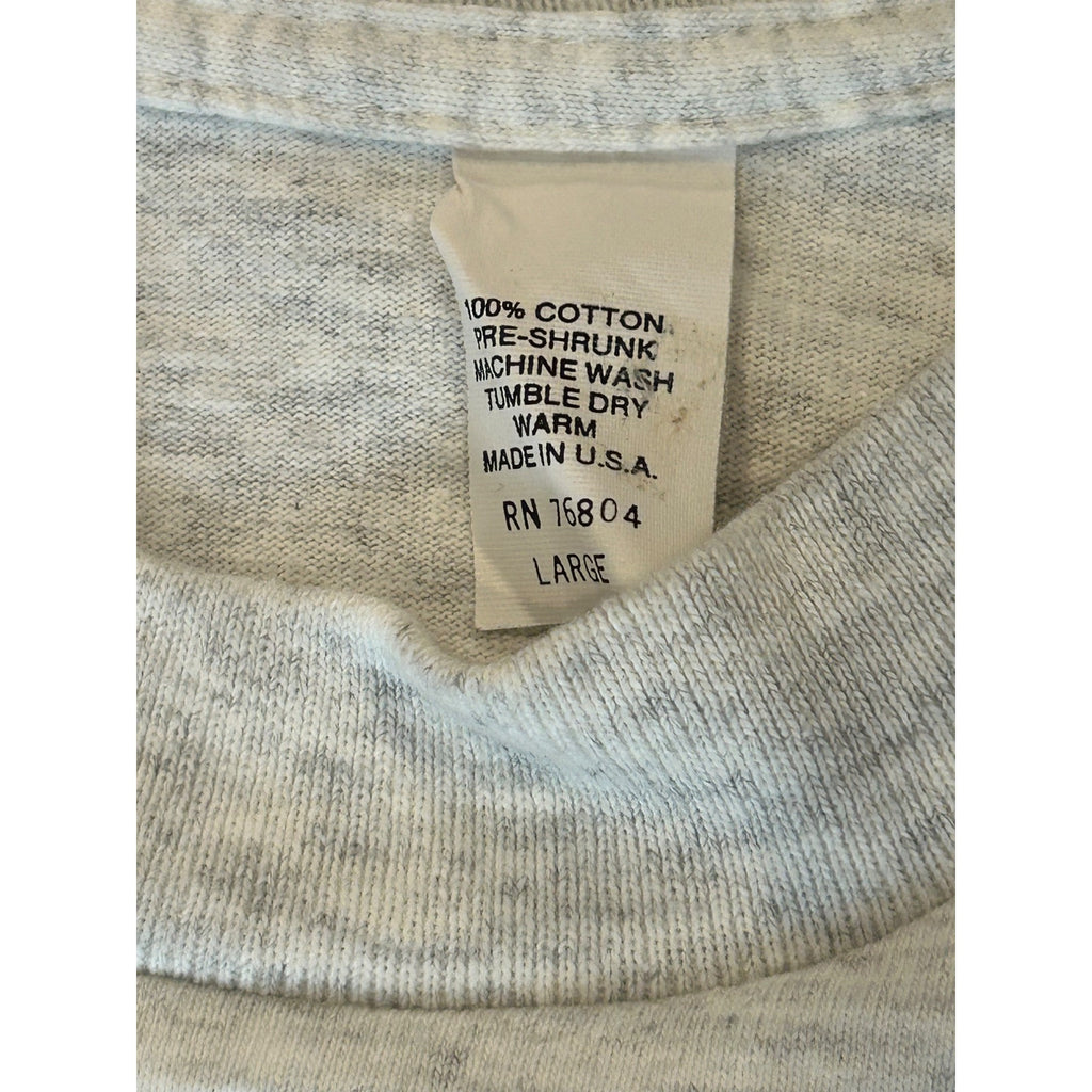 Vintage 1993 Property of Boston Bruins Ray Bourque #77 Single Stitch T-Shirt L