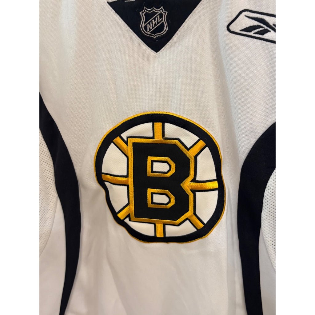 Reebok Boston Bruins NHL Hockey Stitched White Practice Jersey Youth XL