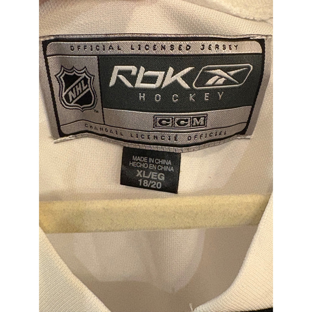 Reebok Boston Bruins NHL Hockey Stitched White Practice Jersey Youth XL