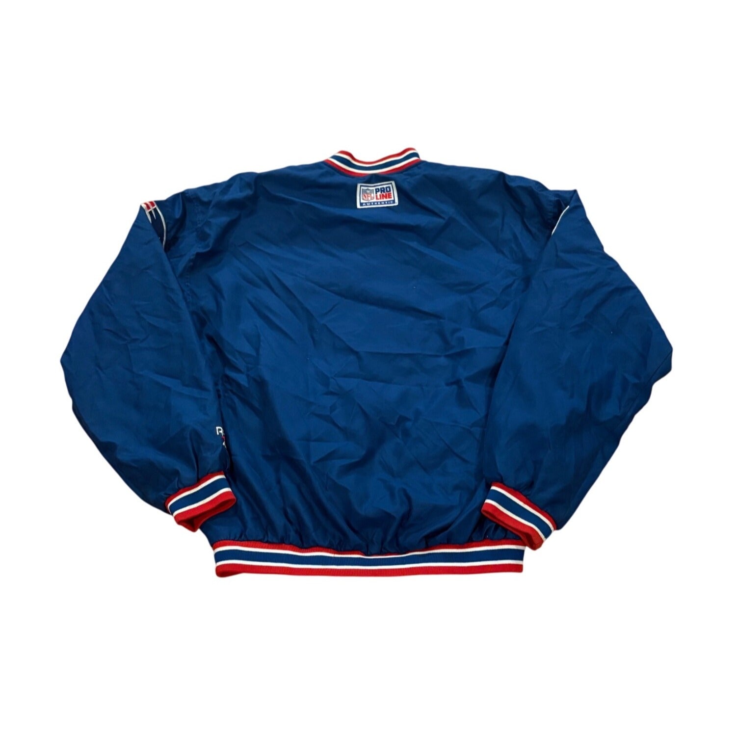 Vintage 90s Reebok Authentic NFL Pro Line New England Patriots Windbreaker Large
