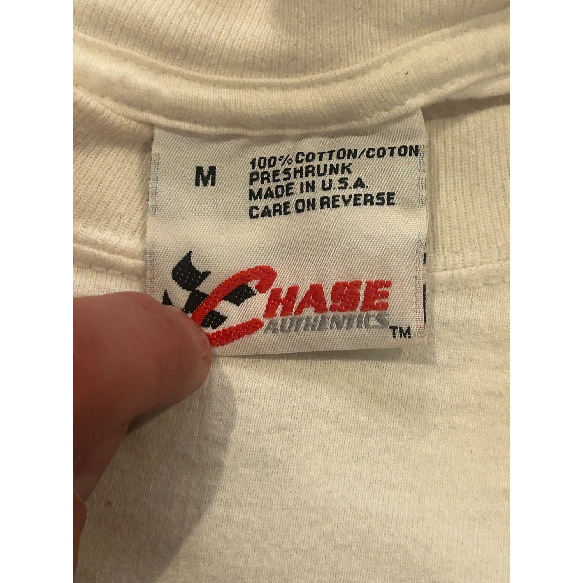 Vintage 1999 Jiffy Lube 300 Nascar All Over Print T-Shirt Men's Medium