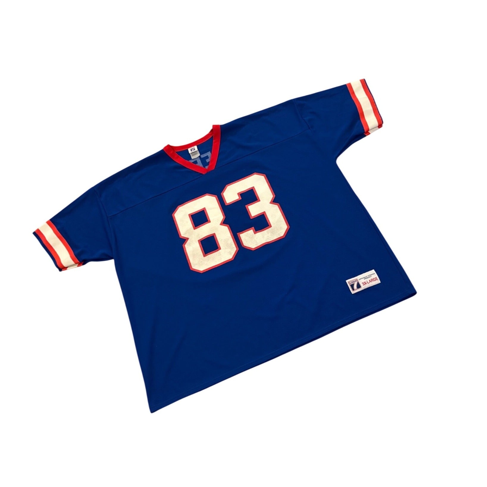 Vintage 90s Logo 7 Buffalo Bills Andre Reed #83 NFL Football Jersey Men's 3XL