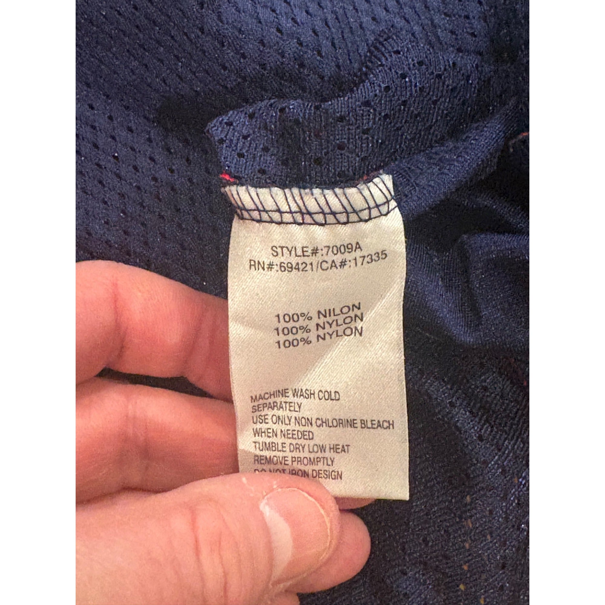 Reebok New England Patriots Tom Brady #12 Blue NFL Football Jersey Men's Medium