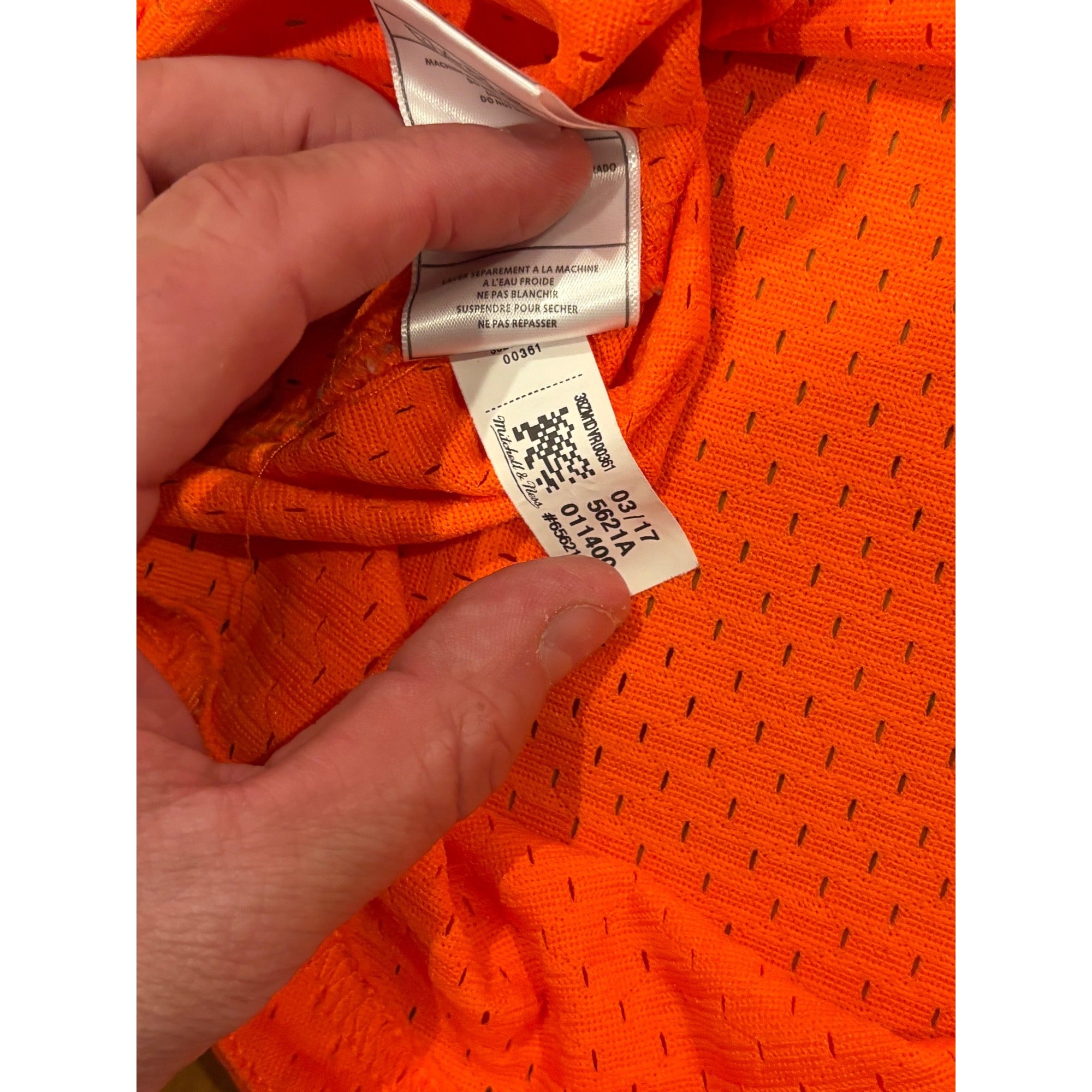 Mitchell & Ness 1988 Baltimore Orioles Cal Ripken Jr. #8 Orange MLB Jersey Large