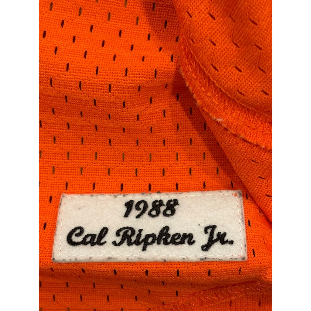 Mitchell & Ness 1988 Baltimore Orioles Cal Ripken Jr. #8 Orange MLB Jersey Large