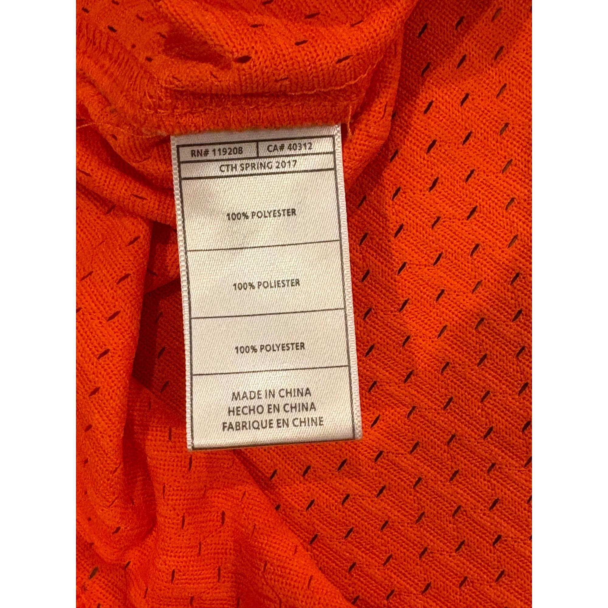 Mitchell & Ness 1988 Baltimore Orioles Cal Ripken Jr. #8 Orange MLB Jersey Large