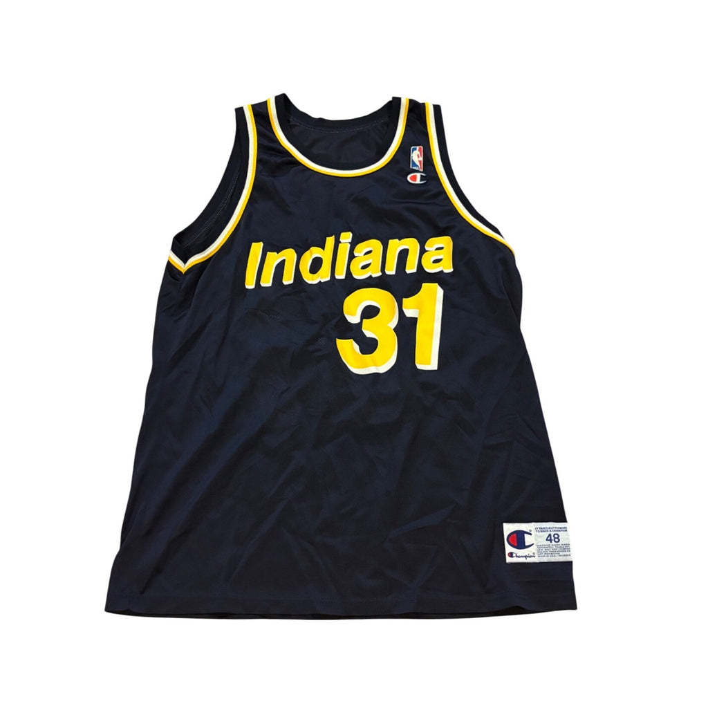 Vintage 1990’s Indiana Pacers Reggie Miller #31 Champion NBA Jersey Men’s 48