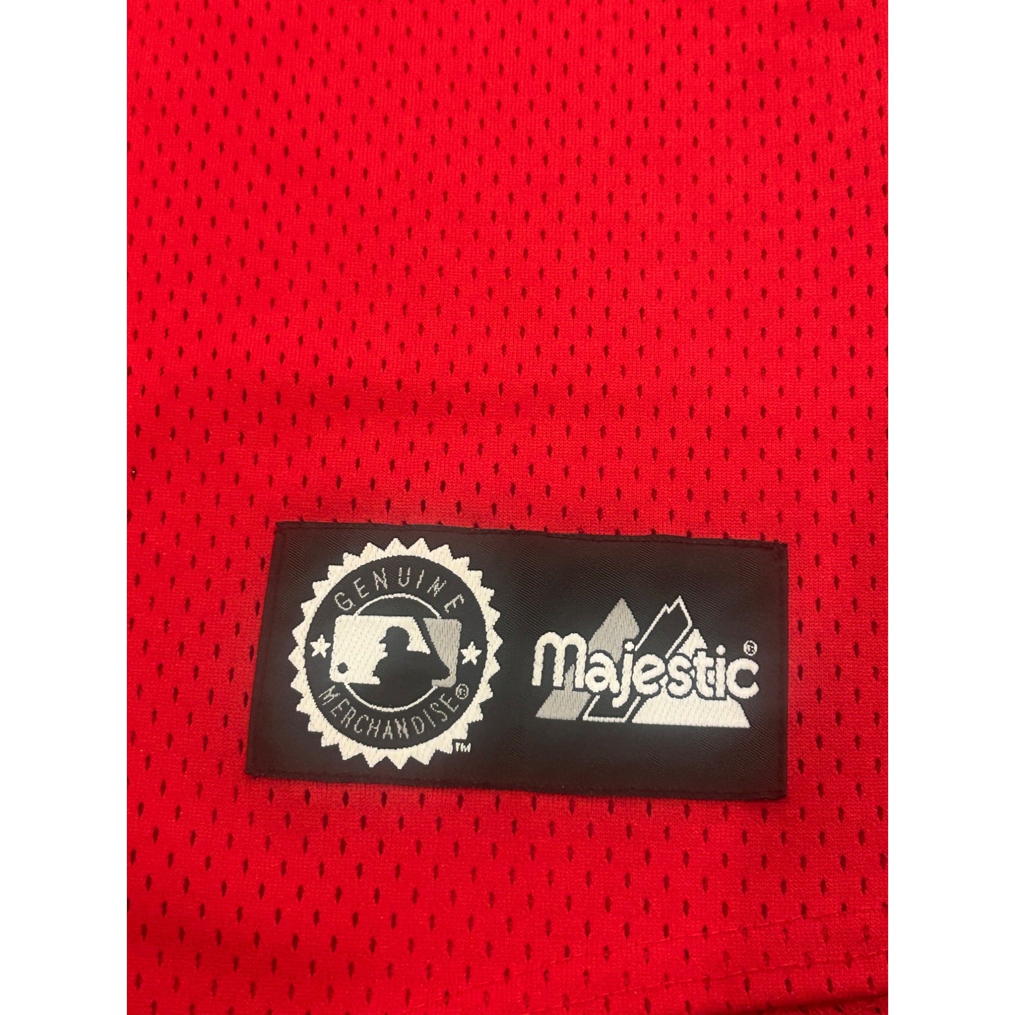 Vintage Y2K Majestic Cincinnati Reds Ken Griffey Jr. #30 Baseball Jersey Large