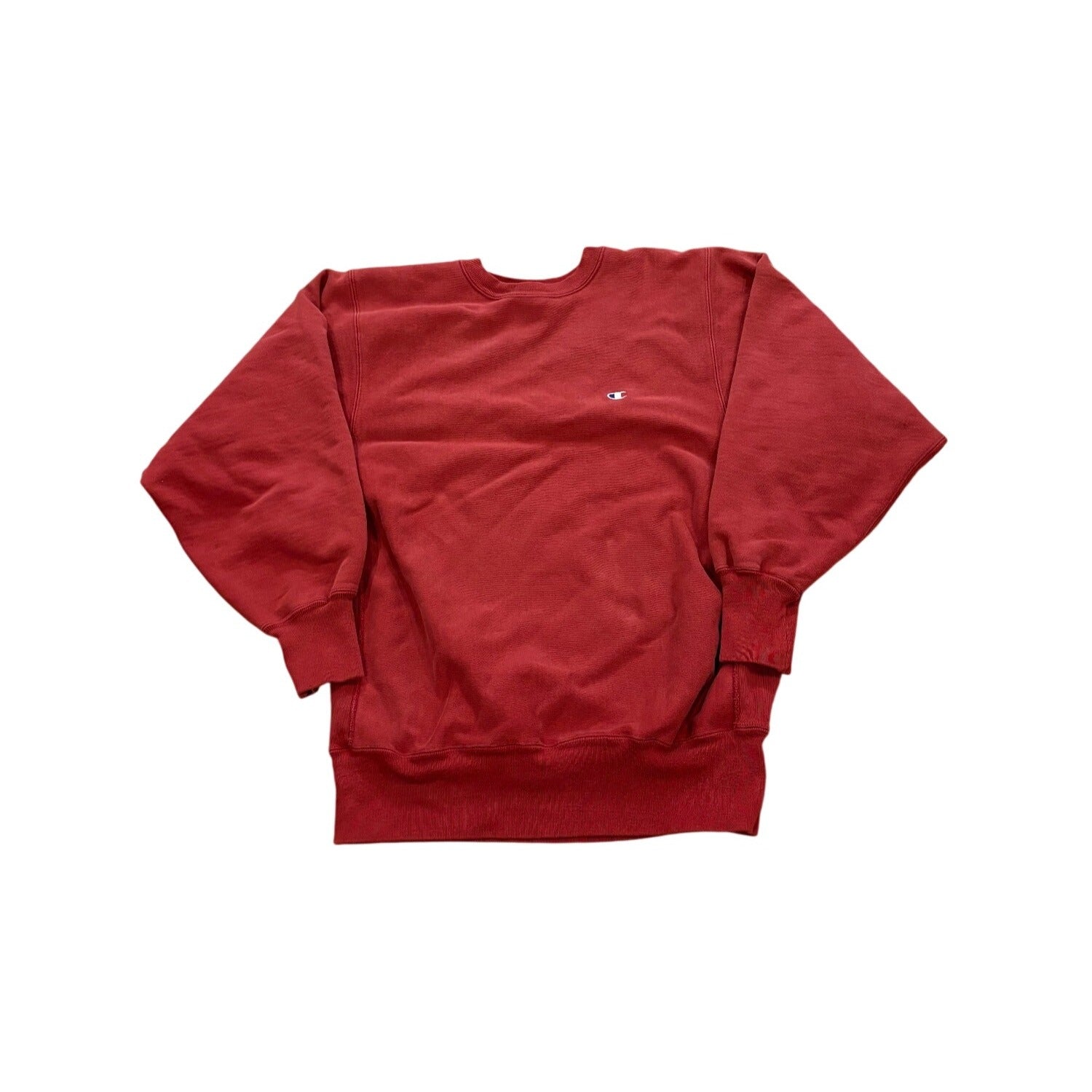 Vintage 90s Champion Reverse Weave Crewneck Sweatshirt Maroon Red Men's XL