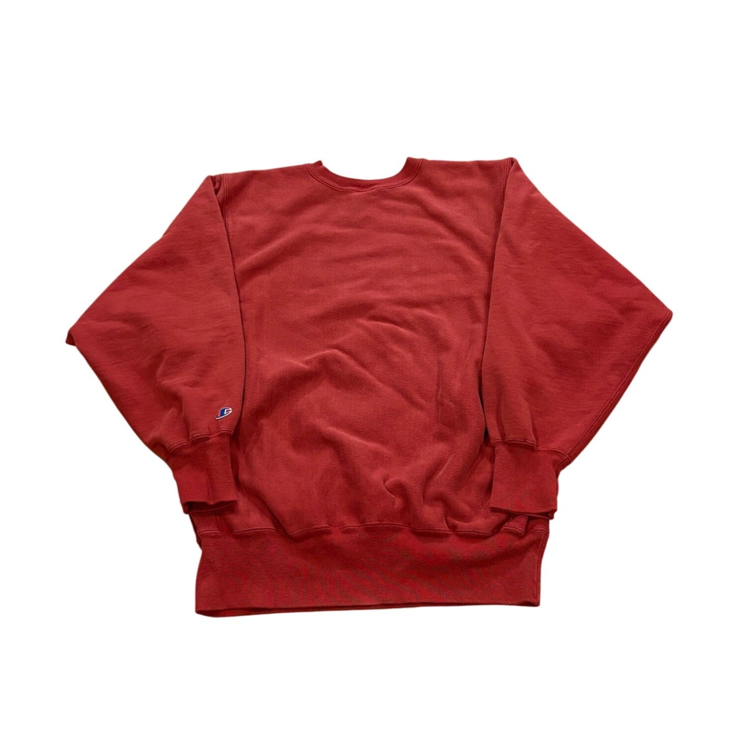 Vintage 90s Champion Reverse Weave Crewneck Sweatshirt Maroon Red Men's XL