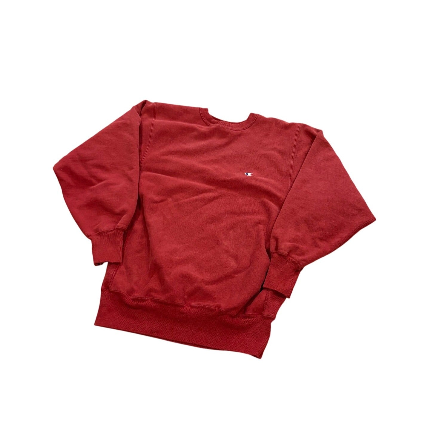 Vintage 90s Champion Reverse Weave Crewneck Sweatshirt Maroon Red Men's XL