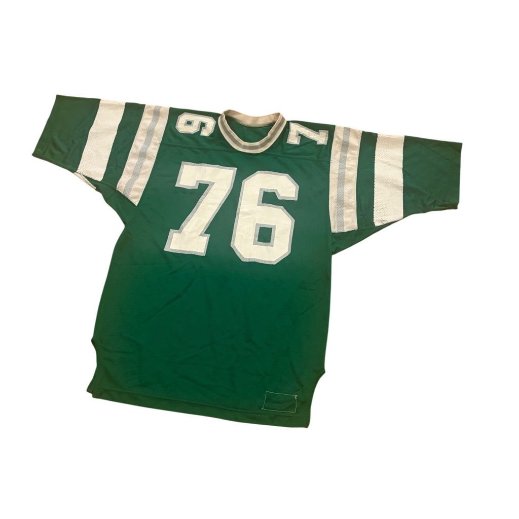 Vtg 70s 80s Philadelphia Eagles Jerry Sisemore #76 NFL Football Jersey Men's 44