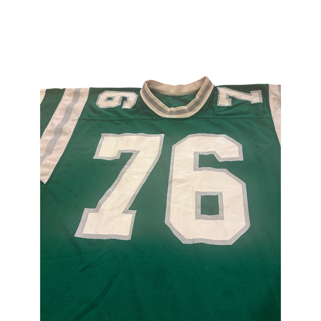 Vtg 70s 80s Philadelphia Eagles Jerry Sisemore #76 NFL Football Jersey Men's 44