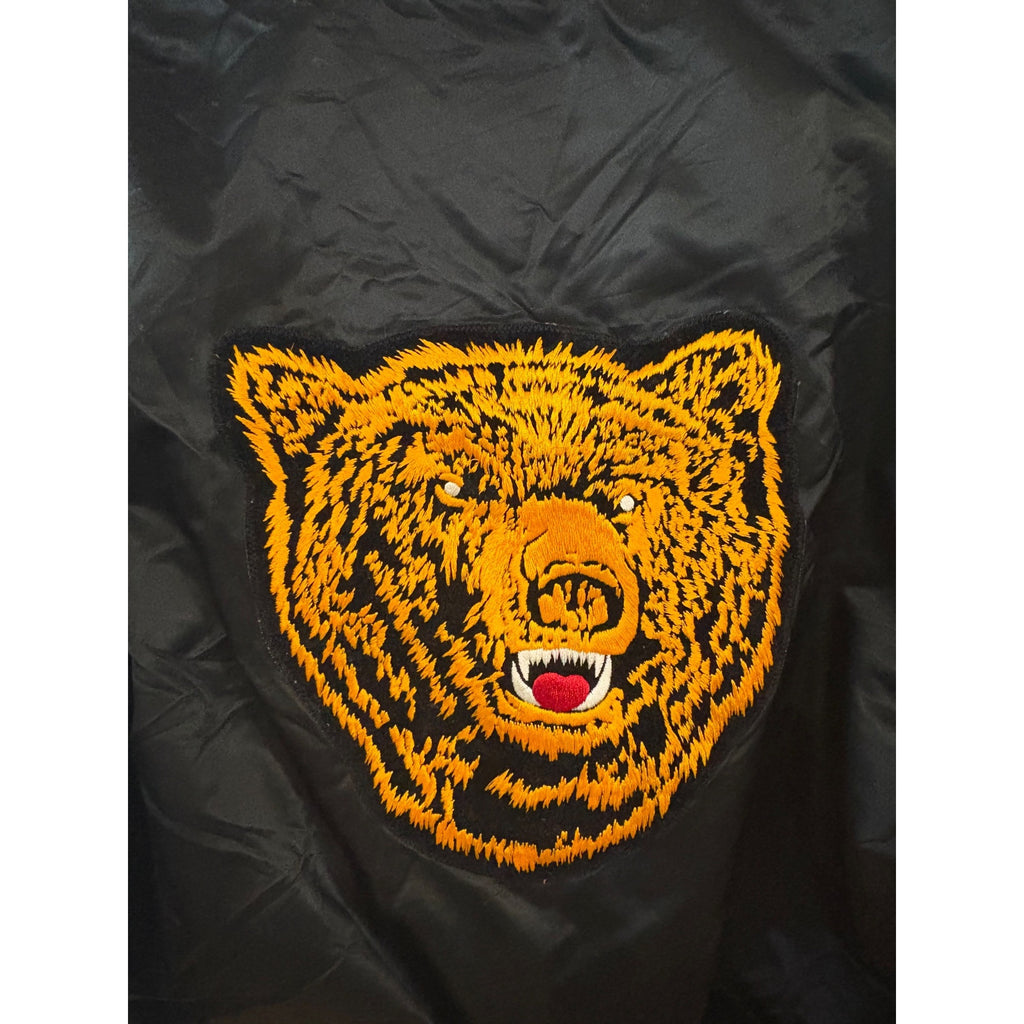 Rare Vintage 80s Starter Boston Bruins NHL Bear Back Hit Satin Jacket Men's XL