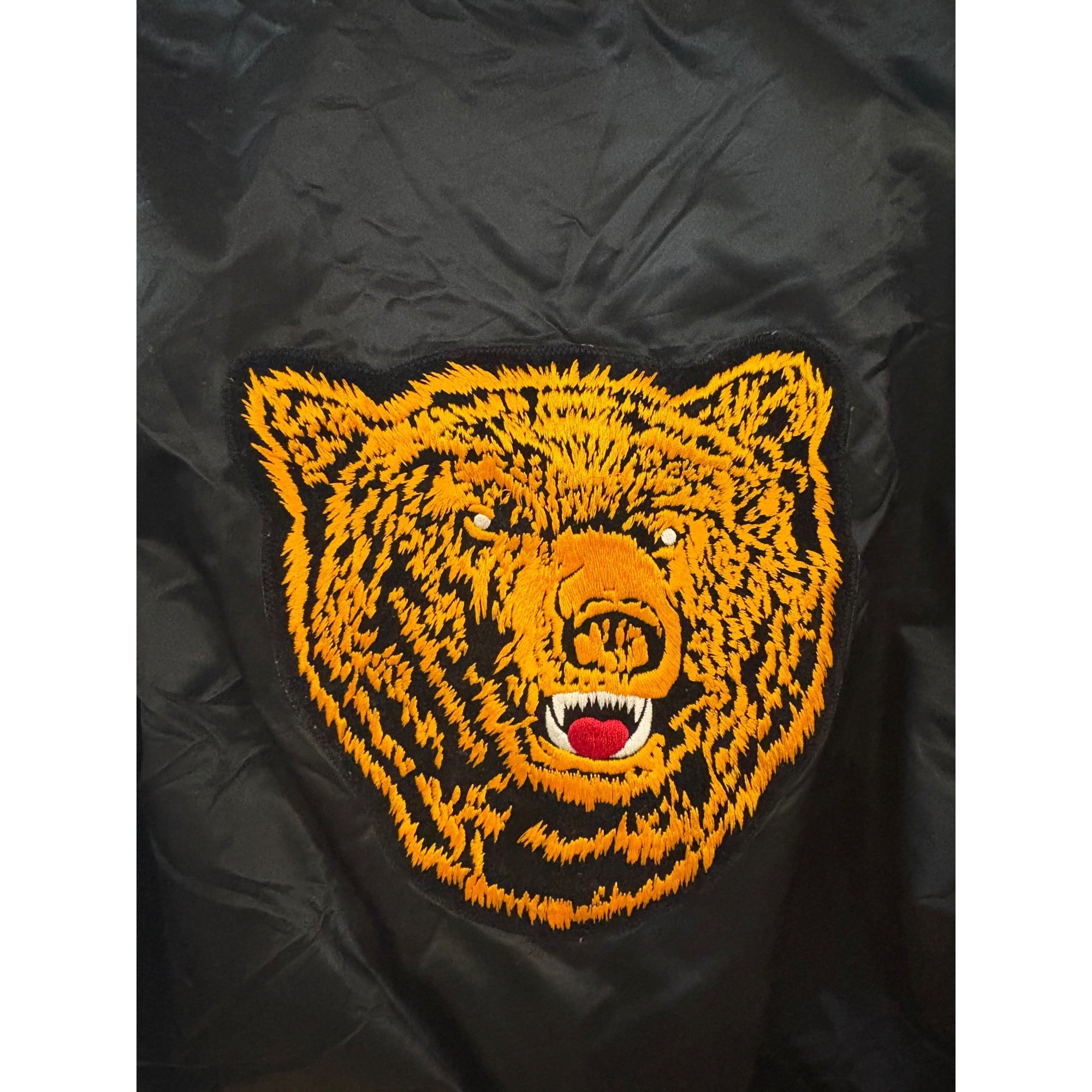 Rare Vintage 80s Starter Boston Bruins NHL Bear Back Hit Satin Jacket Men's XL