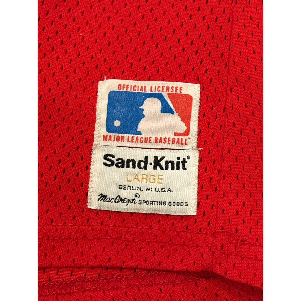 Vintage 1980's Sand-Knit St. Louis Cardinals Batting Practice Pullover Jersey L