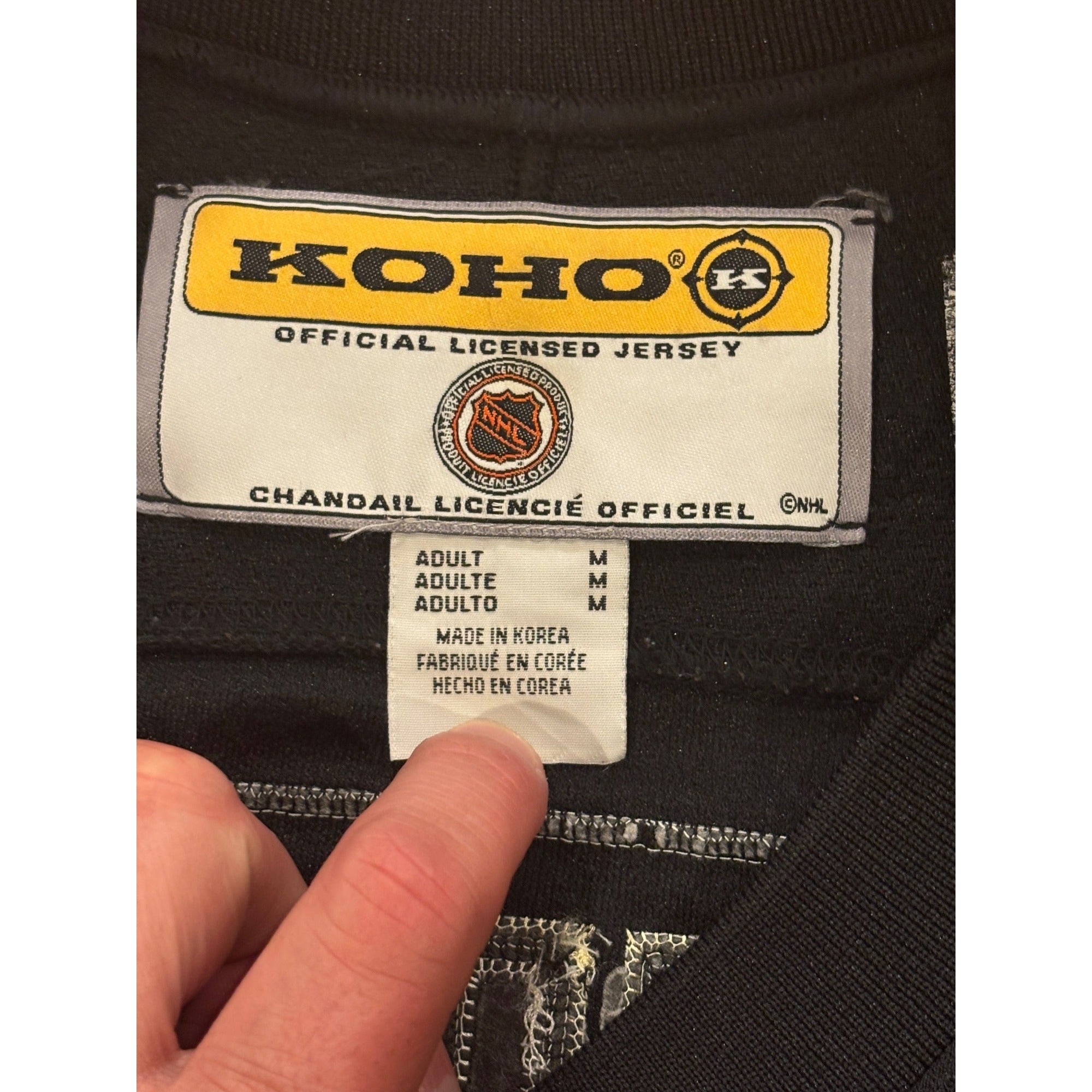 Vintage Koho Pittsburgh Penguins Mario Lemieux #66 NHL Hockey Jersey Medium