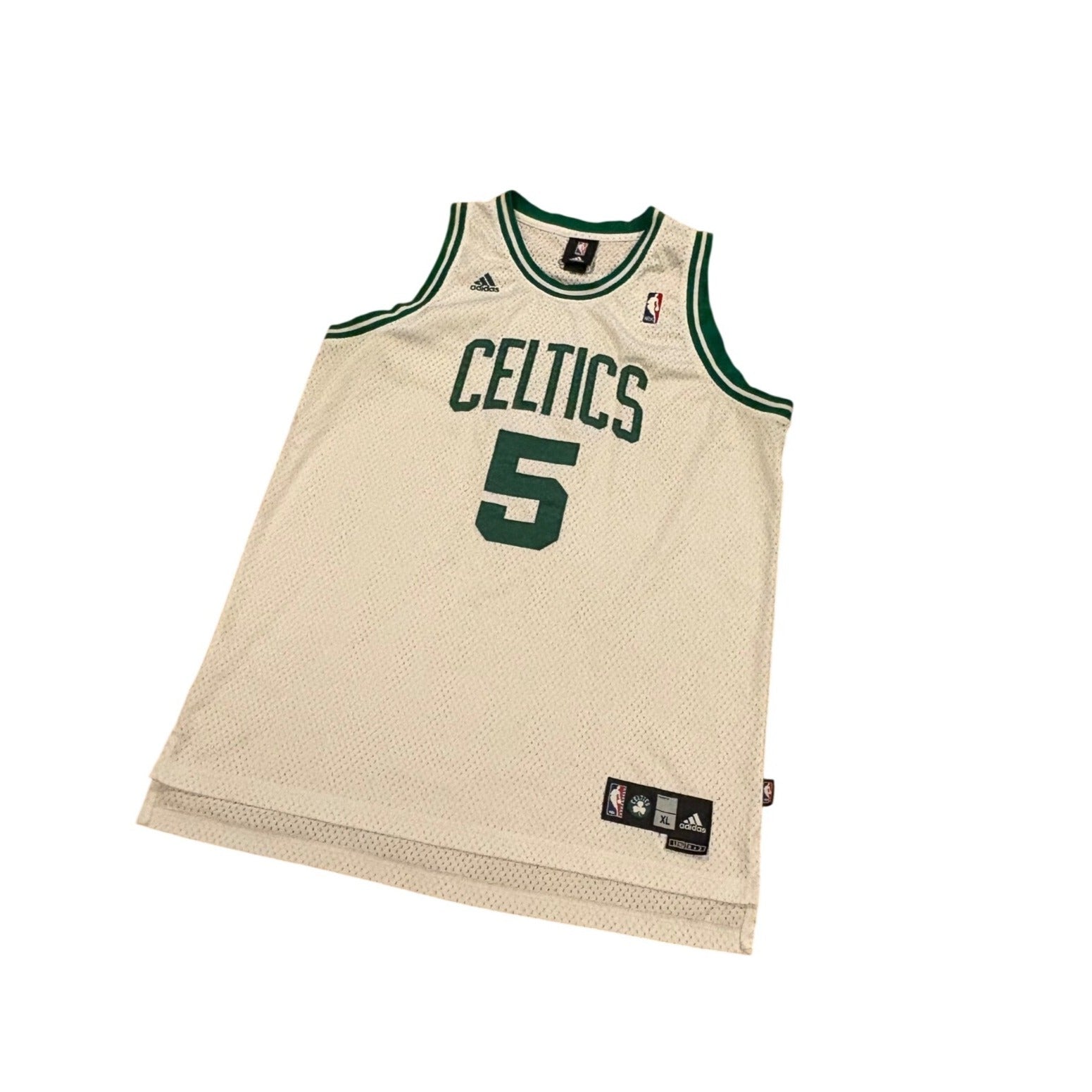 Adidas Boston Celtics Kevin Garnett #5 Stitched NBA Basketball Jersey Men's XL