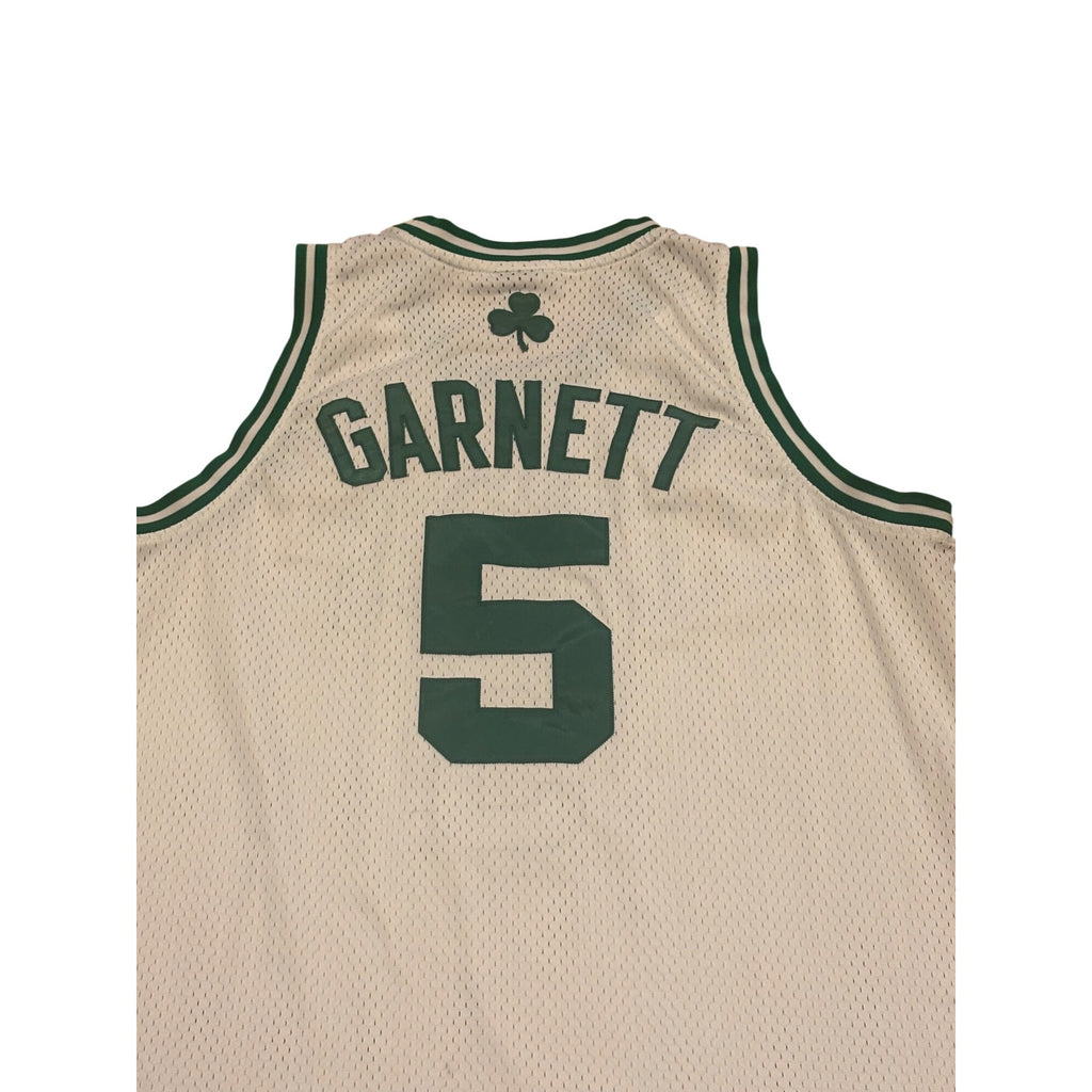 Adidas Boston Celtics Kevin Garnett #5 Stitched NBA Basketball Jersey Men's XL