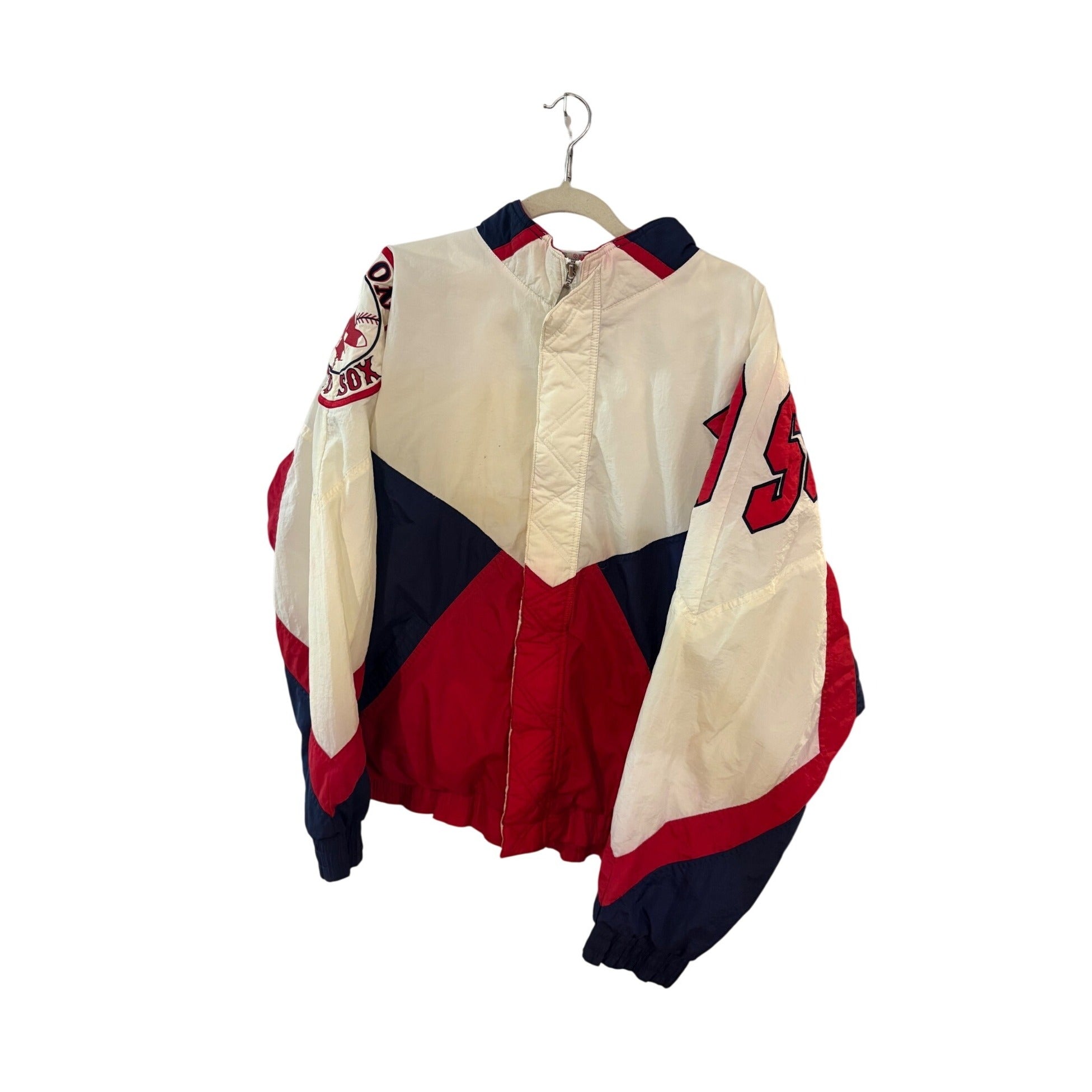 Vintage 90s Apex One Boston Red Sox MLB Full Zip Windbreaker Jacket Men's XL