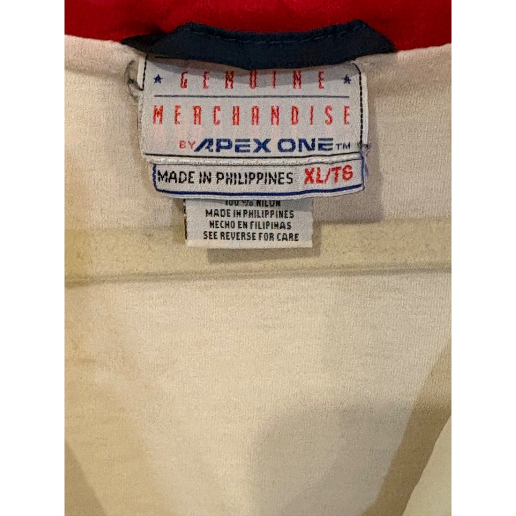 Vintage 90s Apex One Boston Red Sox MLB Full Zip Windbreaker Jacket Men's XL