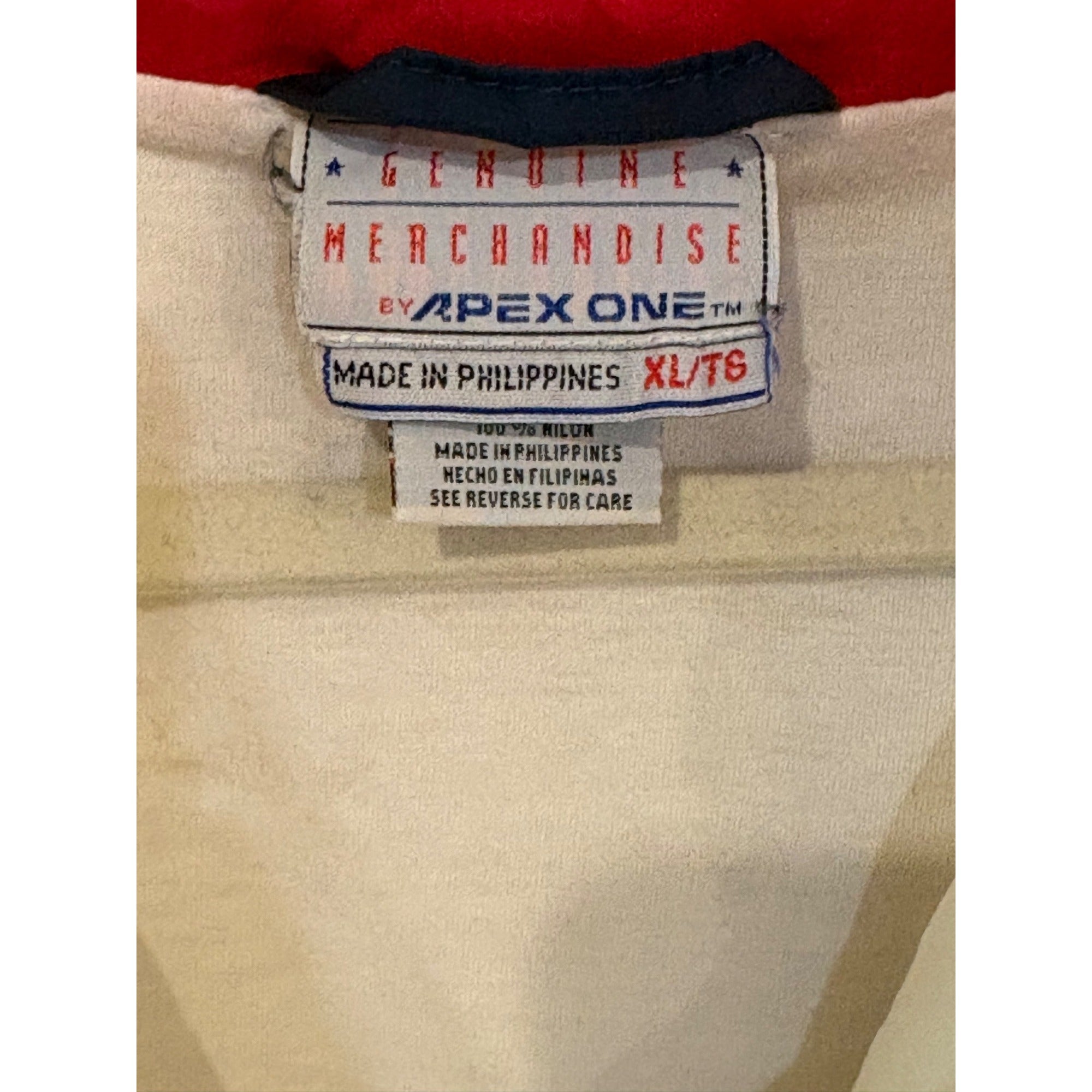 Vintage 90s Apex One Boston Red Sox MLB Full Zip Windbreaker Jacket Men's XL