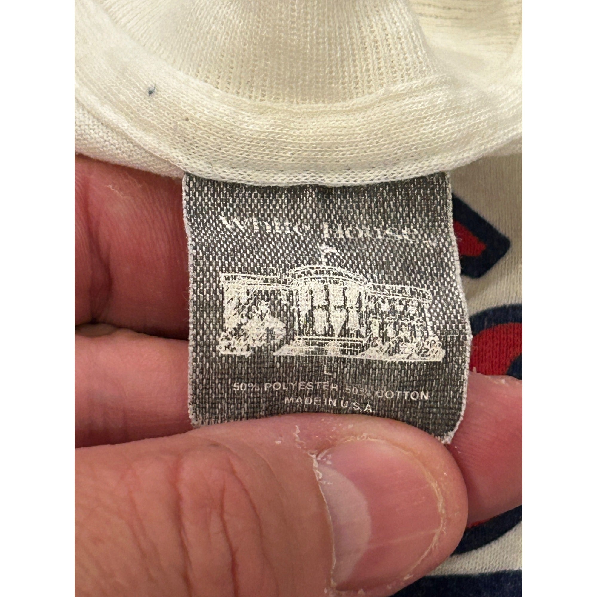 Vintage New York Giants Super Bowl XXI NFL Champions 1987 T-Shirt 80's Large