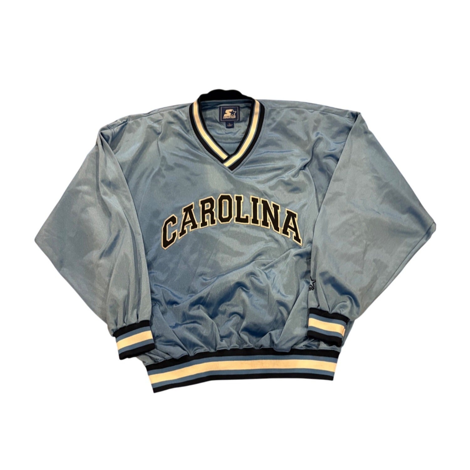 Vintage 1990's Starter North Carolina Tar Heels Pullover Jacket Men's Large