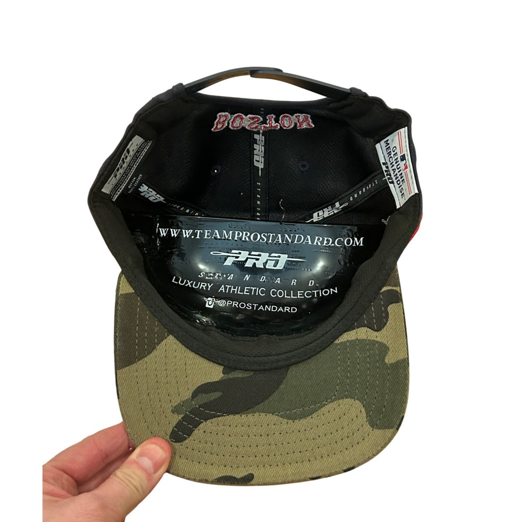 Boston Red Sox Pro Standard MLB Snapback Hat Midnight Navy/Camo NWT