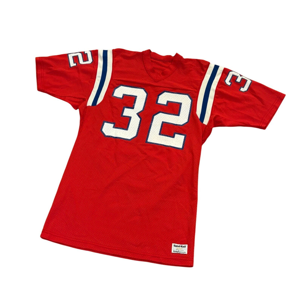 Vintage 1980's Sand-Knit New England Patriots Craig James #32 NFL Jersey Medium