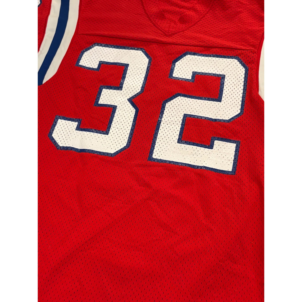 Vintage 1980's Sand-Knit New England Patriots Craig James #32 NFL Jersey Medium