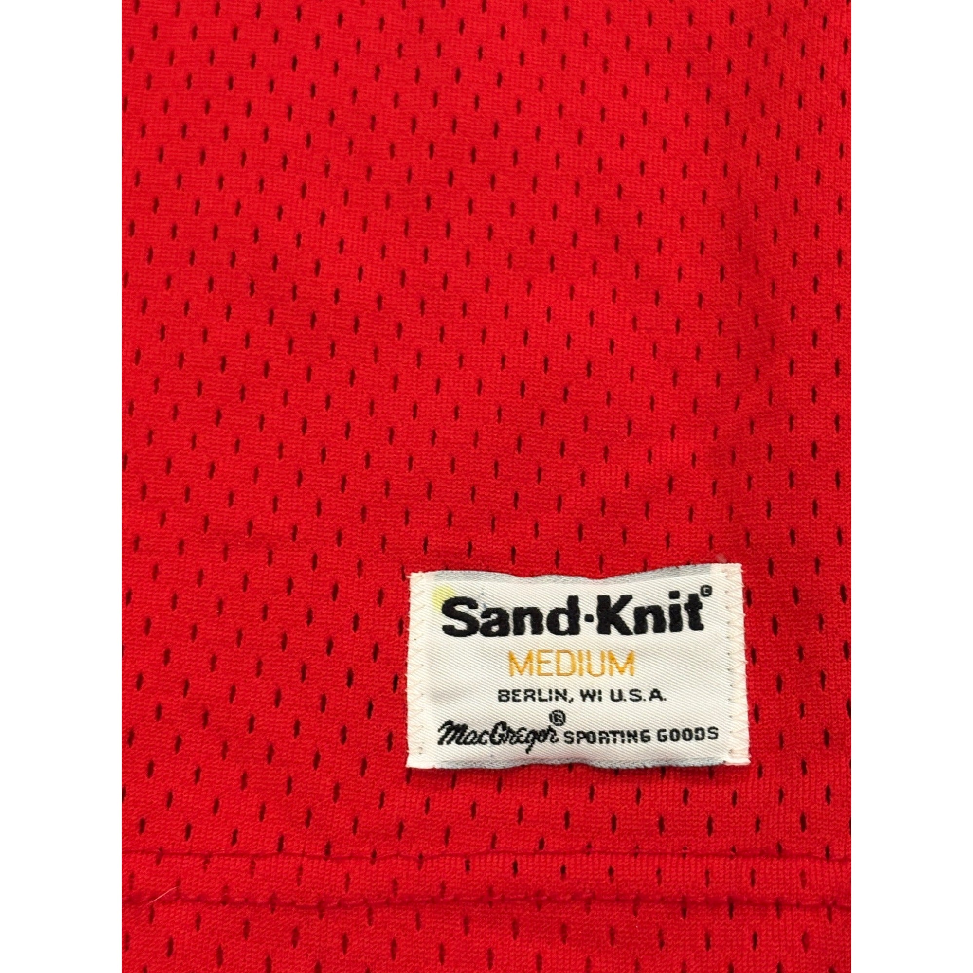 Vintage 1980's Sand-Knit New England Patriots Craig James #32 NFL Jersey Medium