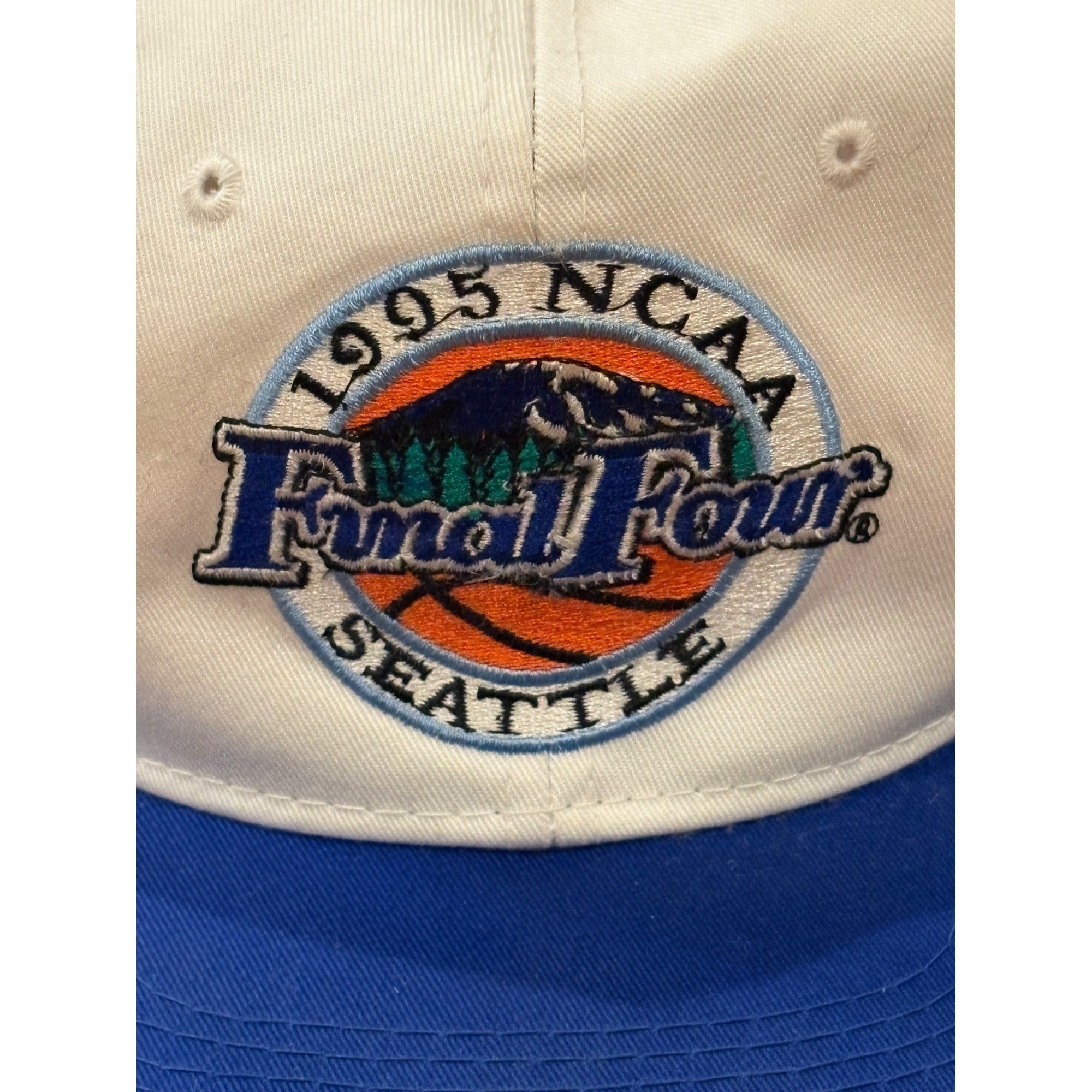 Vintage 1995 NCAA Basketball Final Four Seattle Snapback Hat - Made in USA