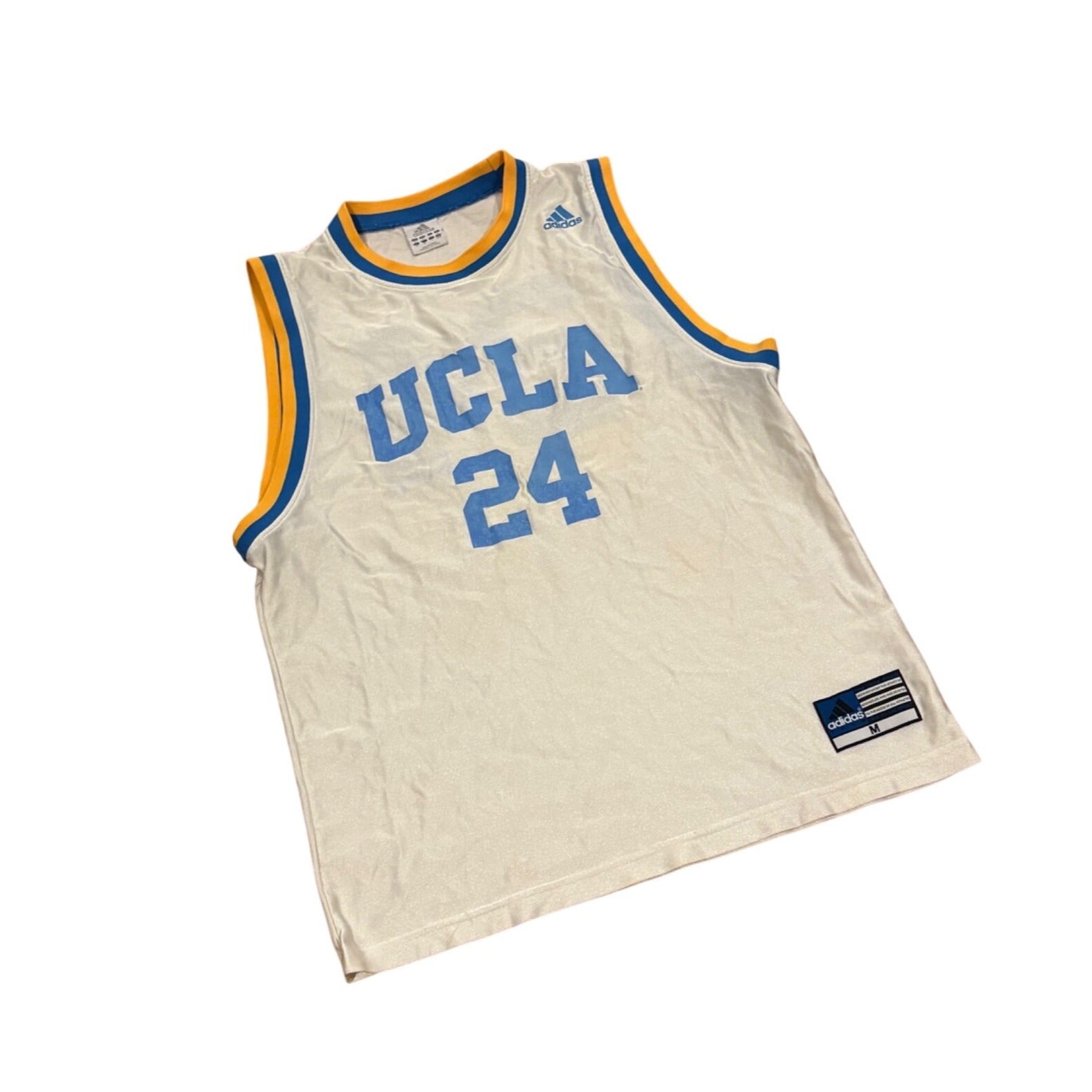 Vintage 1990’s Adidas UCLA Bruins #24 NCAA Basketball Jersey Men’s Medium