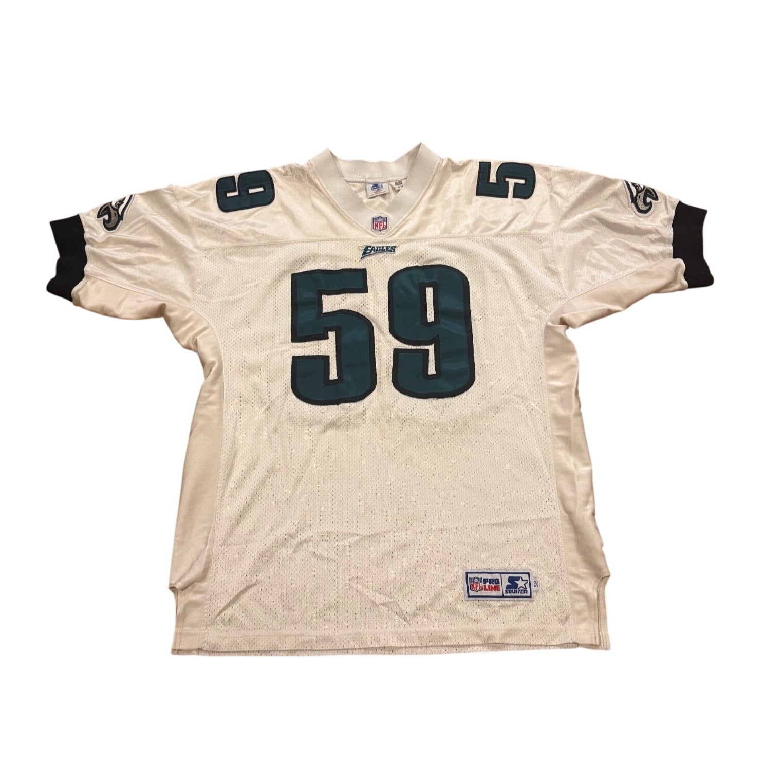 Starter Philadelphia Eagles Mike Mamula #59 NFL Pro Line Jersey Men's Size 52