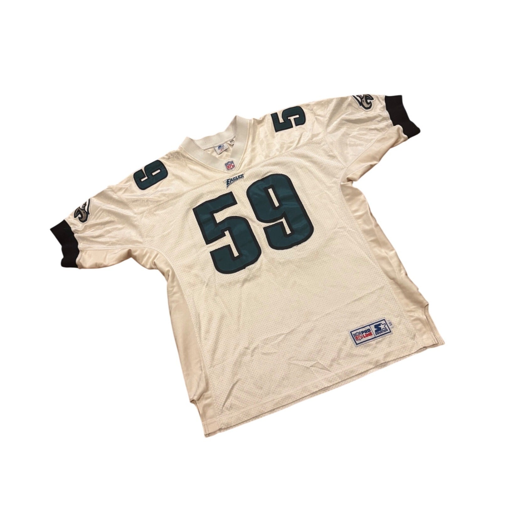 Starter Philadelphia Eagles Mike Mamula #59 NFL Pro Line Jersey Men's Size 52