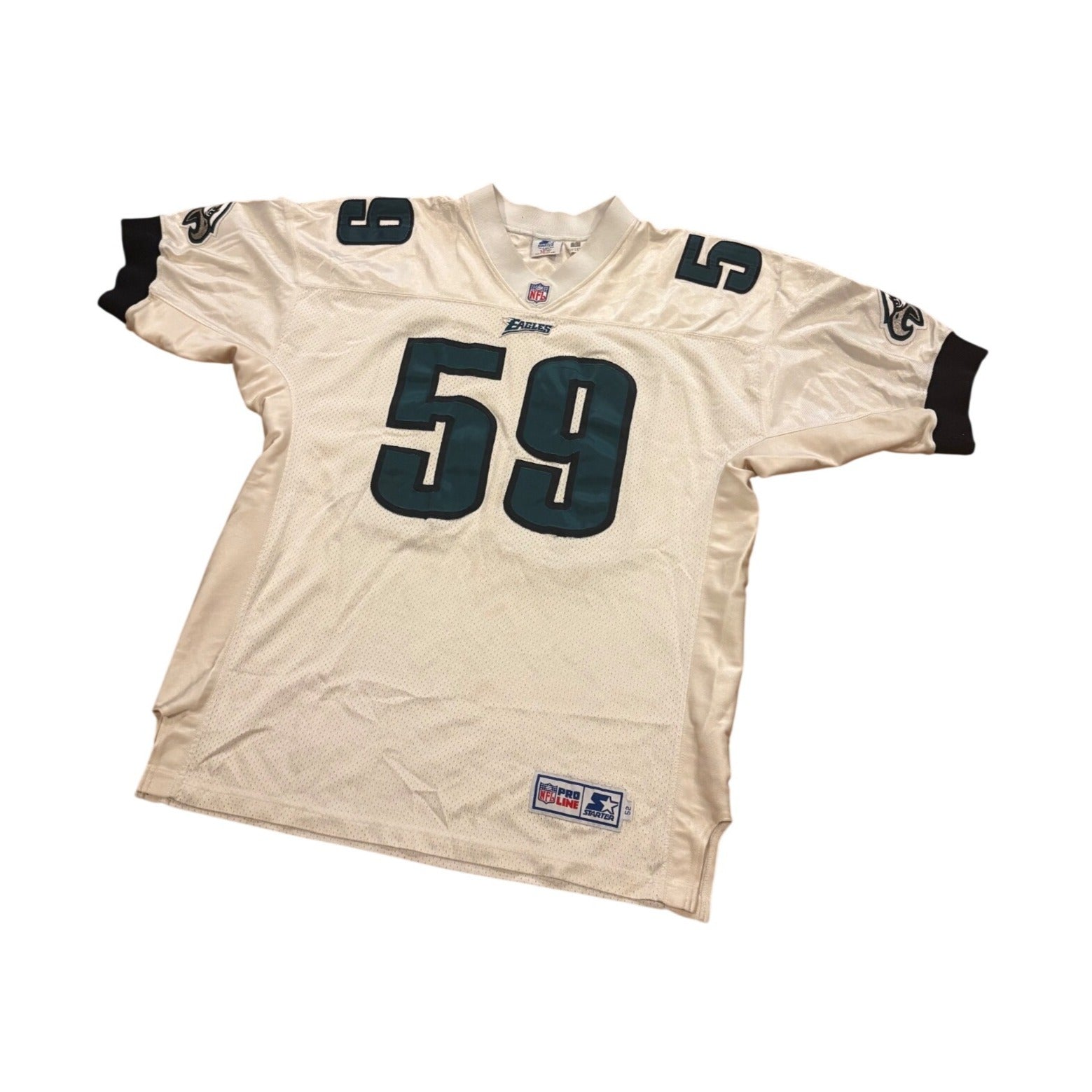 Starter Philadelphia Eagles Mike Mamula #59 NFL Pro Line Jersey Men's Size 52
