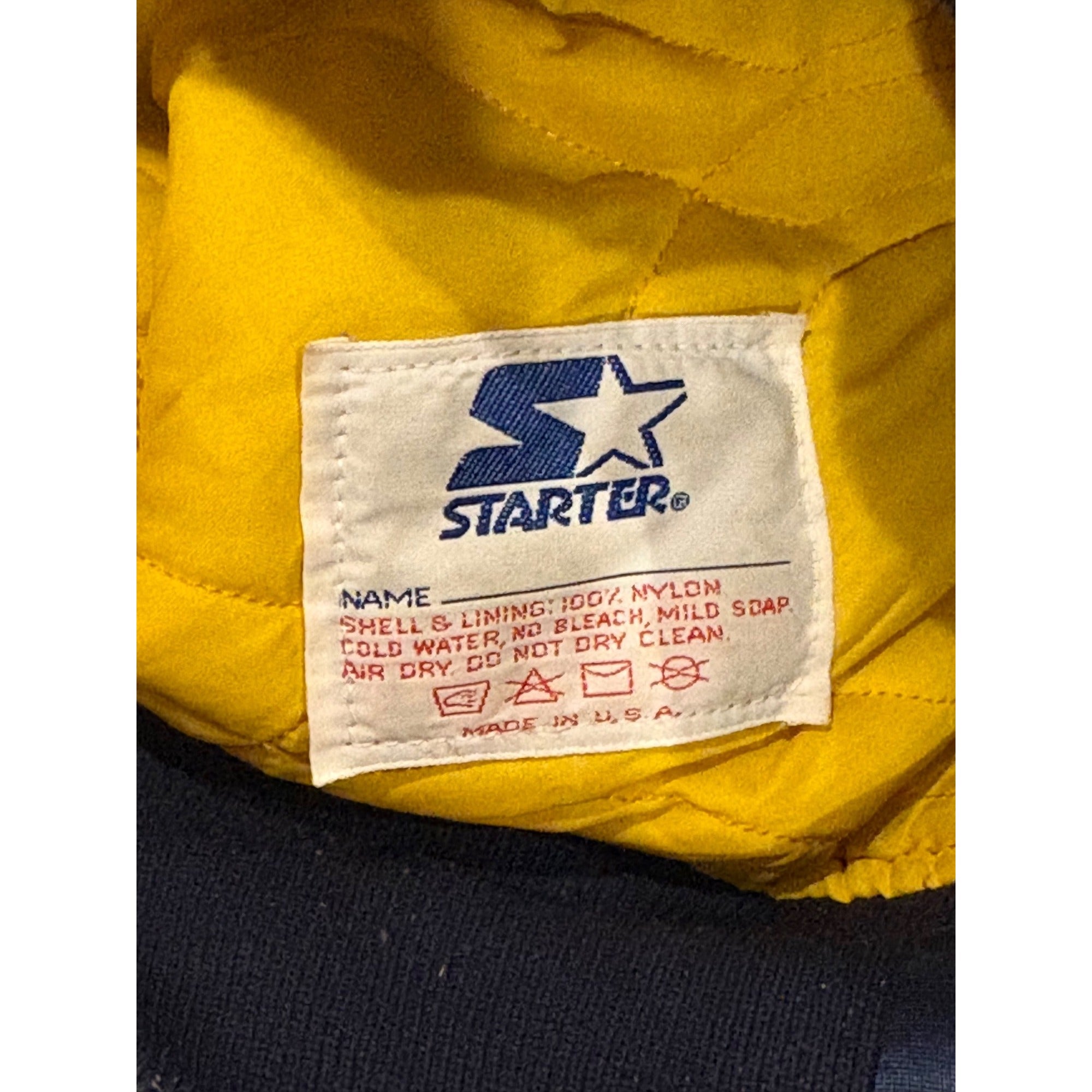 Vintage Rare 80s Starter San Diego Chargers NFL Satin Bomber Jacket Men's Medium