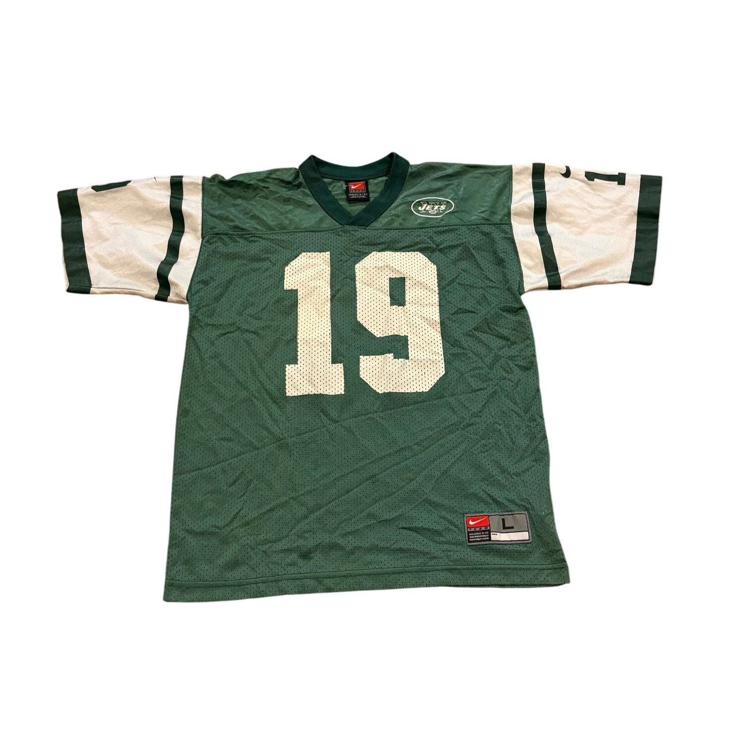 Nike New York Jets Keyshawn Johnson #19 NFL Football Jersey Youth Large