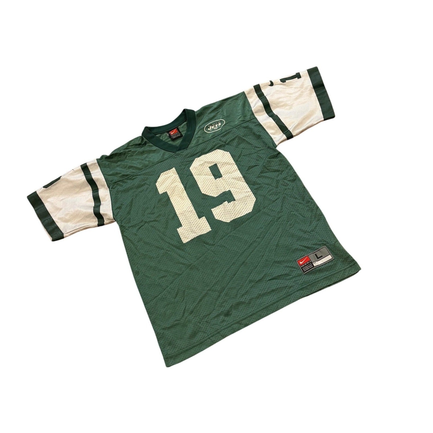 Nike New York Jets Keyshawn Johnson #19 NFL Football Jersey Youth Large