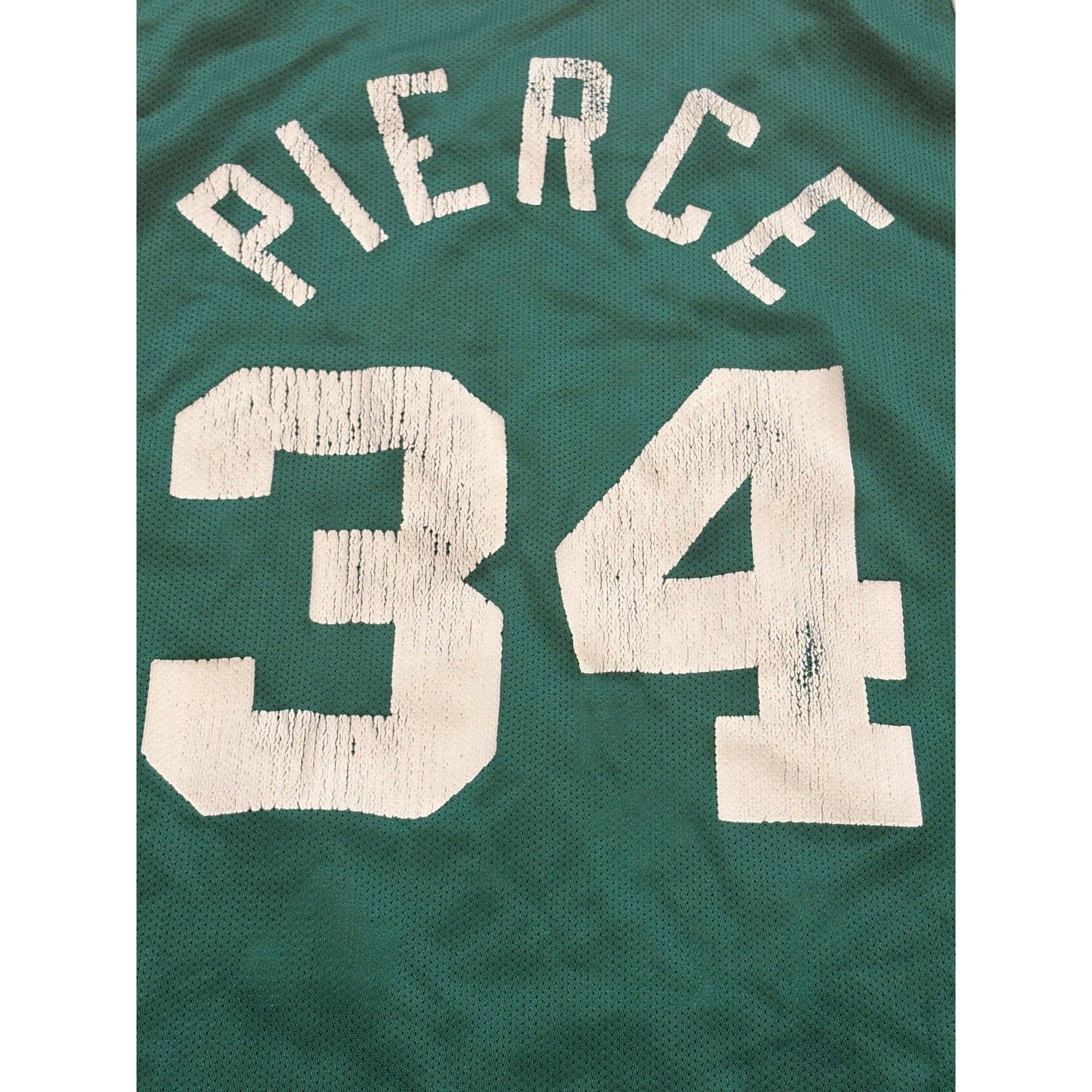 Vintage 90's Champion Boston Celtics Paul Pierce #34 NBA Green Jersey Men's 48