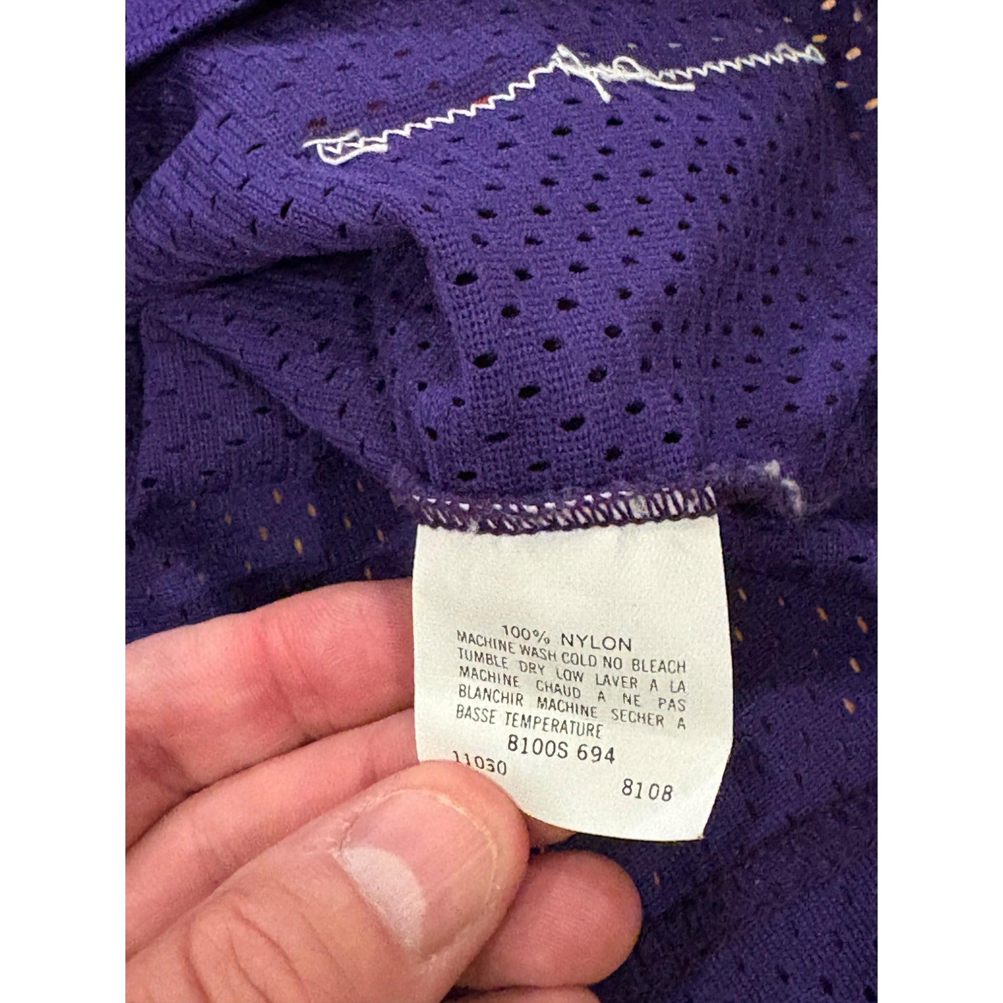 Vintage 1980's Sandknit Minnesota Vikings Mark Mullaney #77 NFL Jersey Men's XL