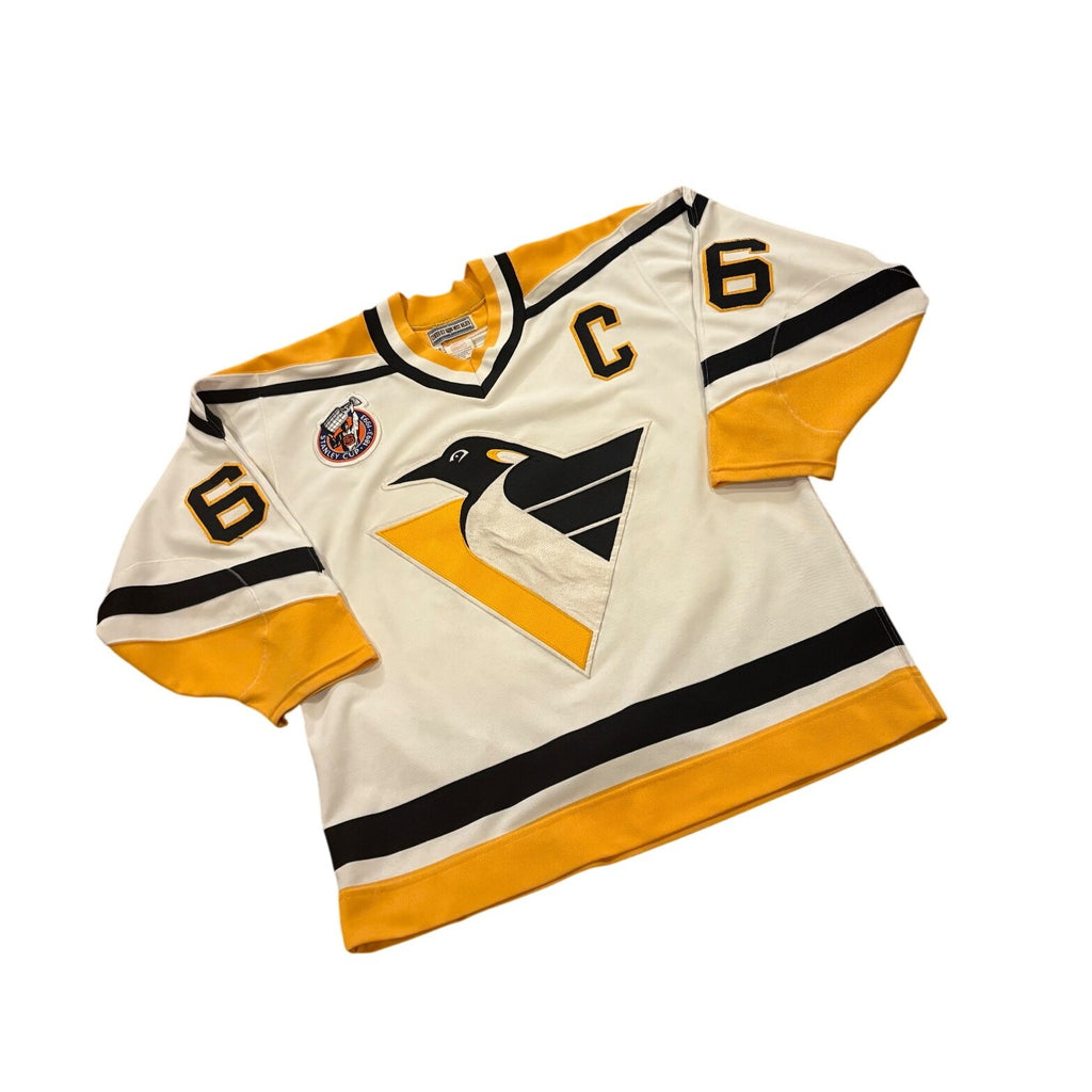 1992-1993 CCM Center Ice Pittsburgh Penguins Mario Lemieux #66 Jersey Men's 48
