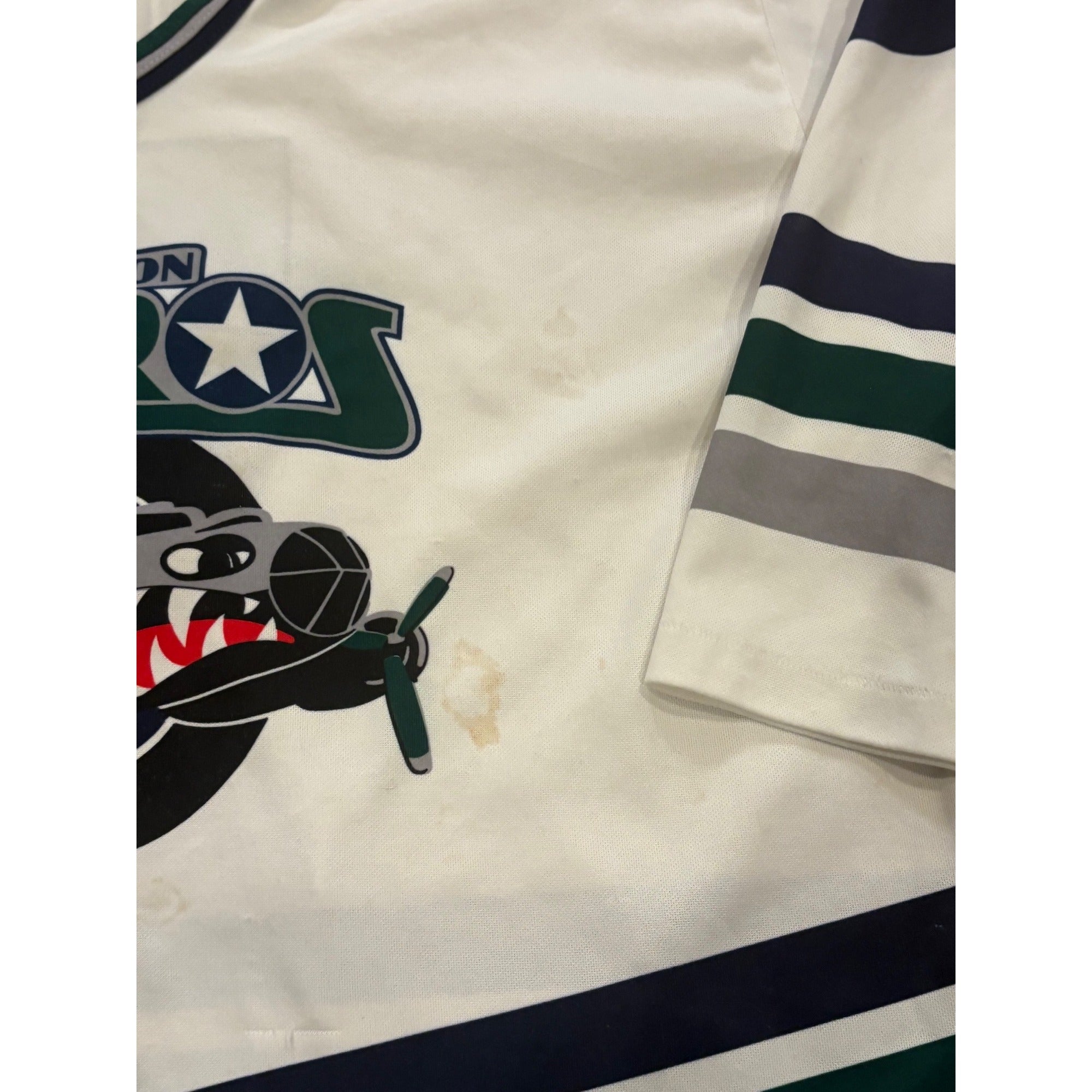 Vintage CCM Houston Aeros AHL IHL Hockey Jersey White Men's Size XL