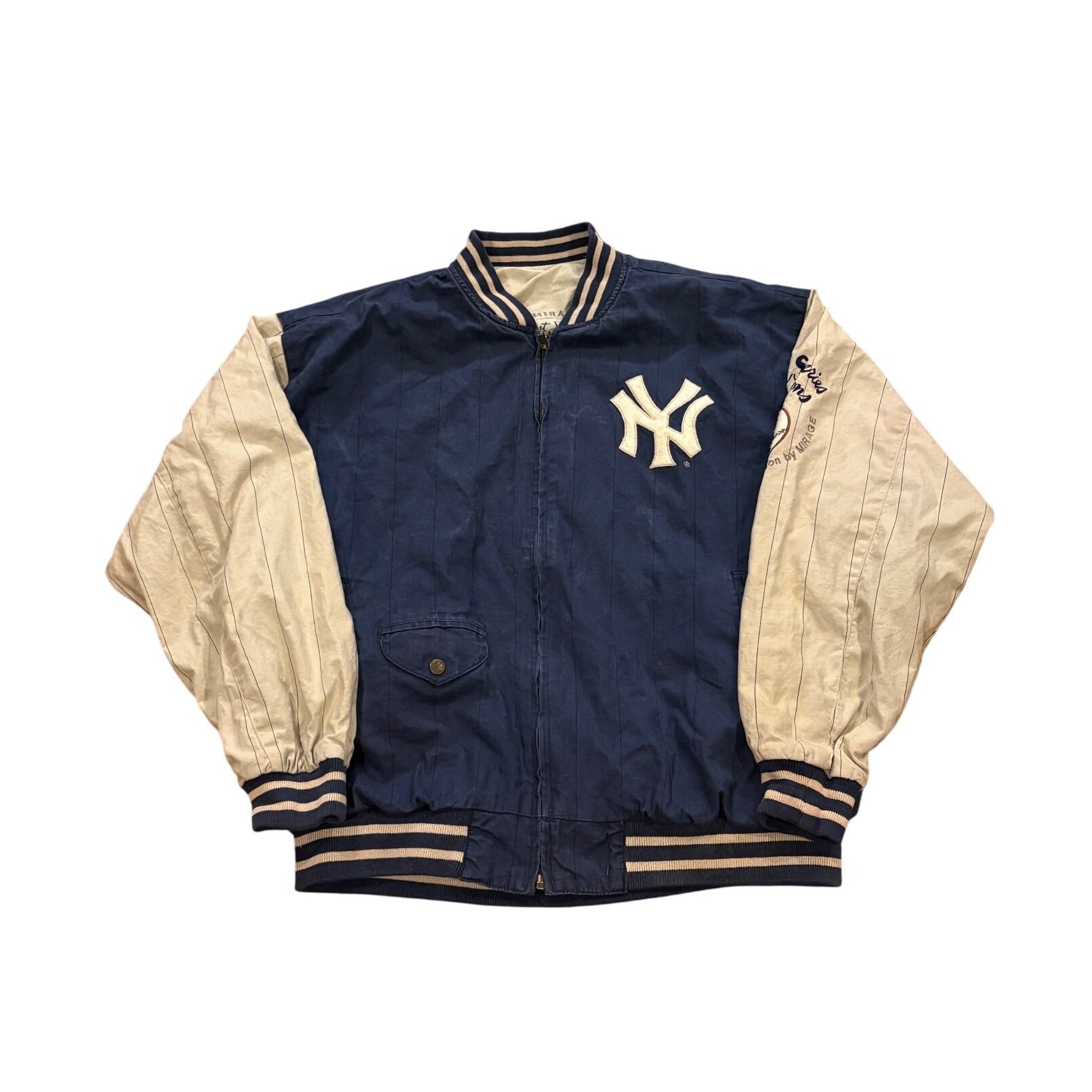 Vintage Mirage 1961 New York Yankees World Championship Reversible Jacket XL
