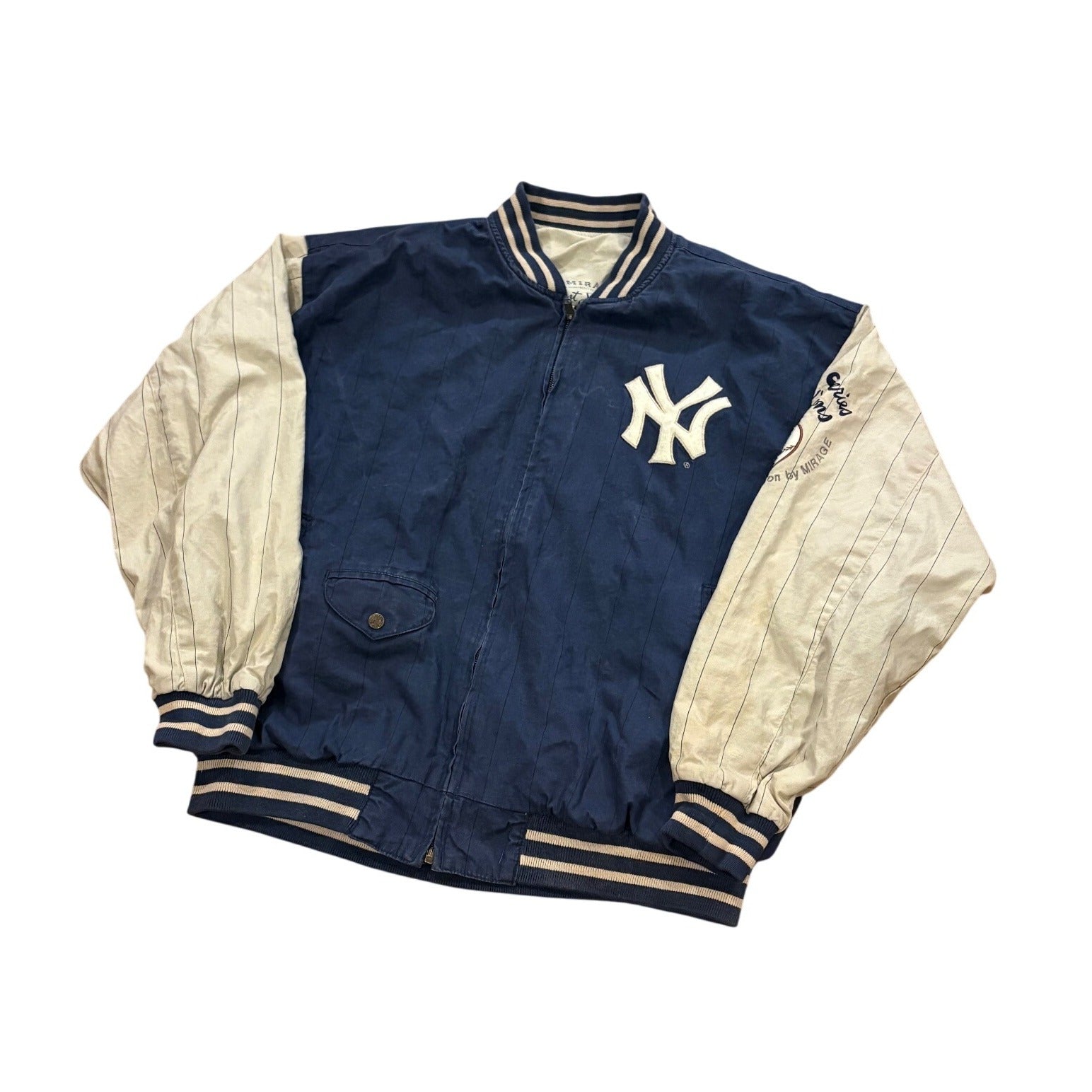 Vintage Mirage 1961 New York Yankees World Championship Reversible Jacket XL