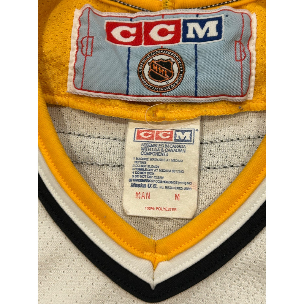 Vintage 1990's Pittsburgh Penguins CCM NHL Stitched Hockey Jersey Men's Medium