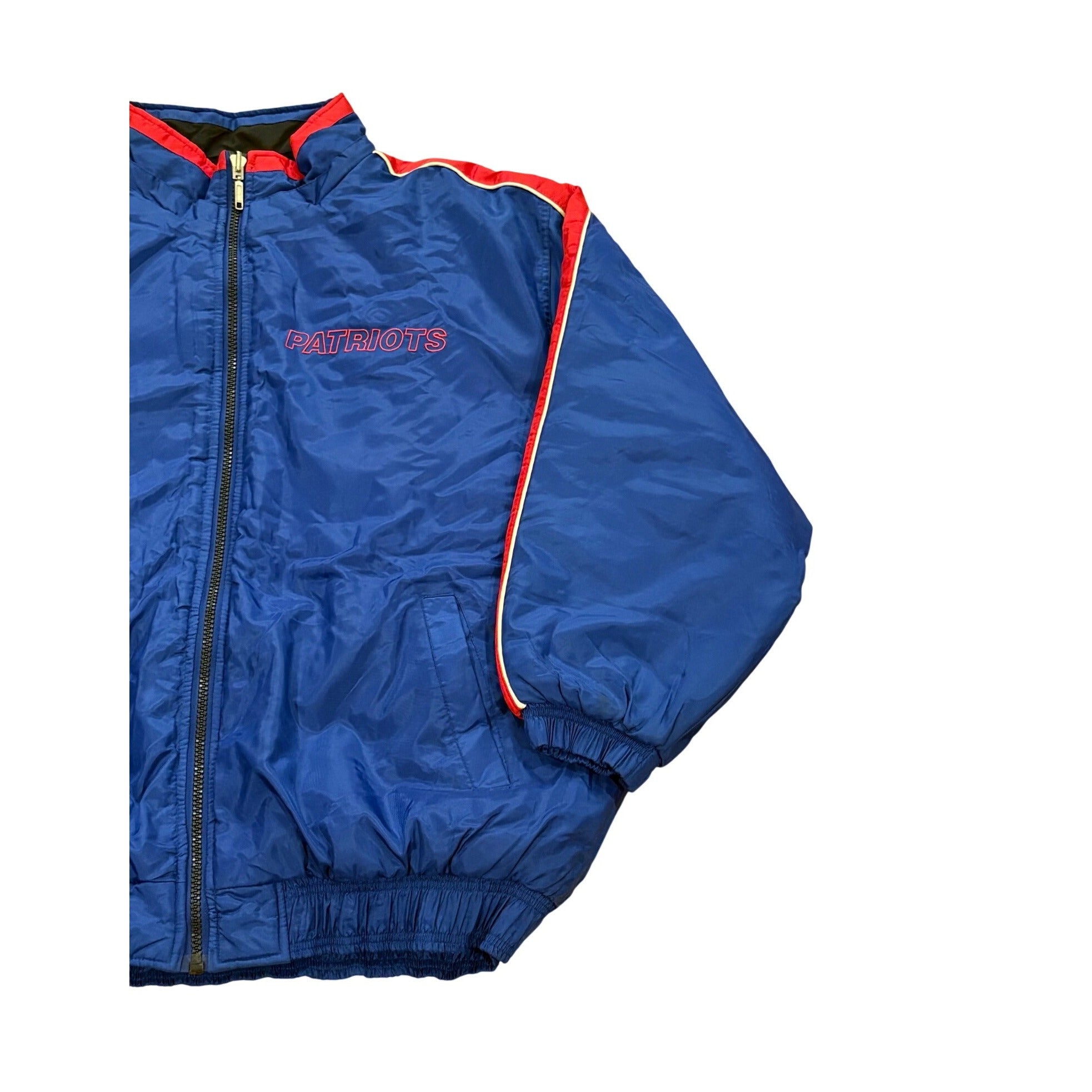 Vintage 90's Starter New England Patriots NFL Reversible Puffer Jacket Men's XL