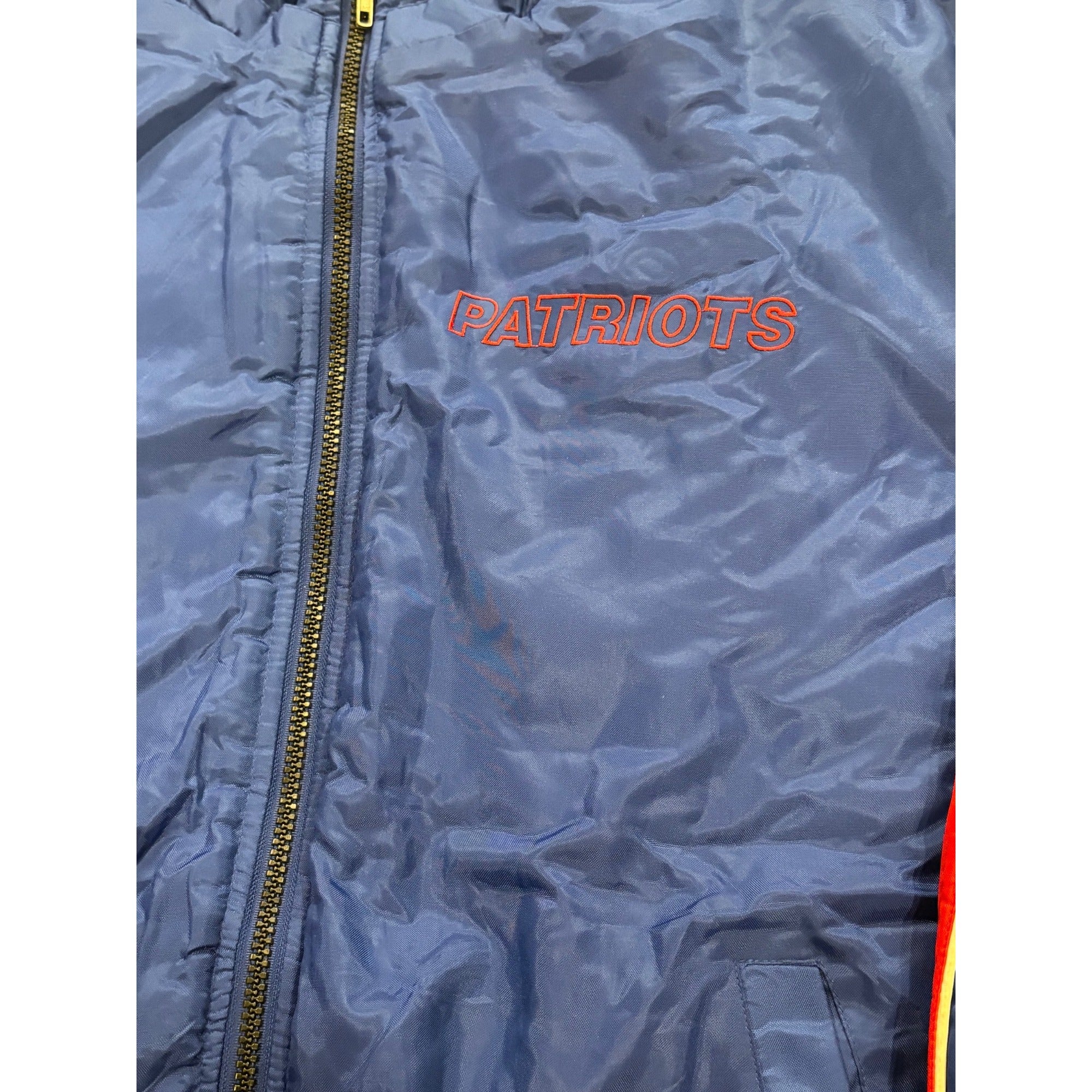 Vintage 90's Starter New England Patriots NFL Reversible Puffer Jacket Men's XL